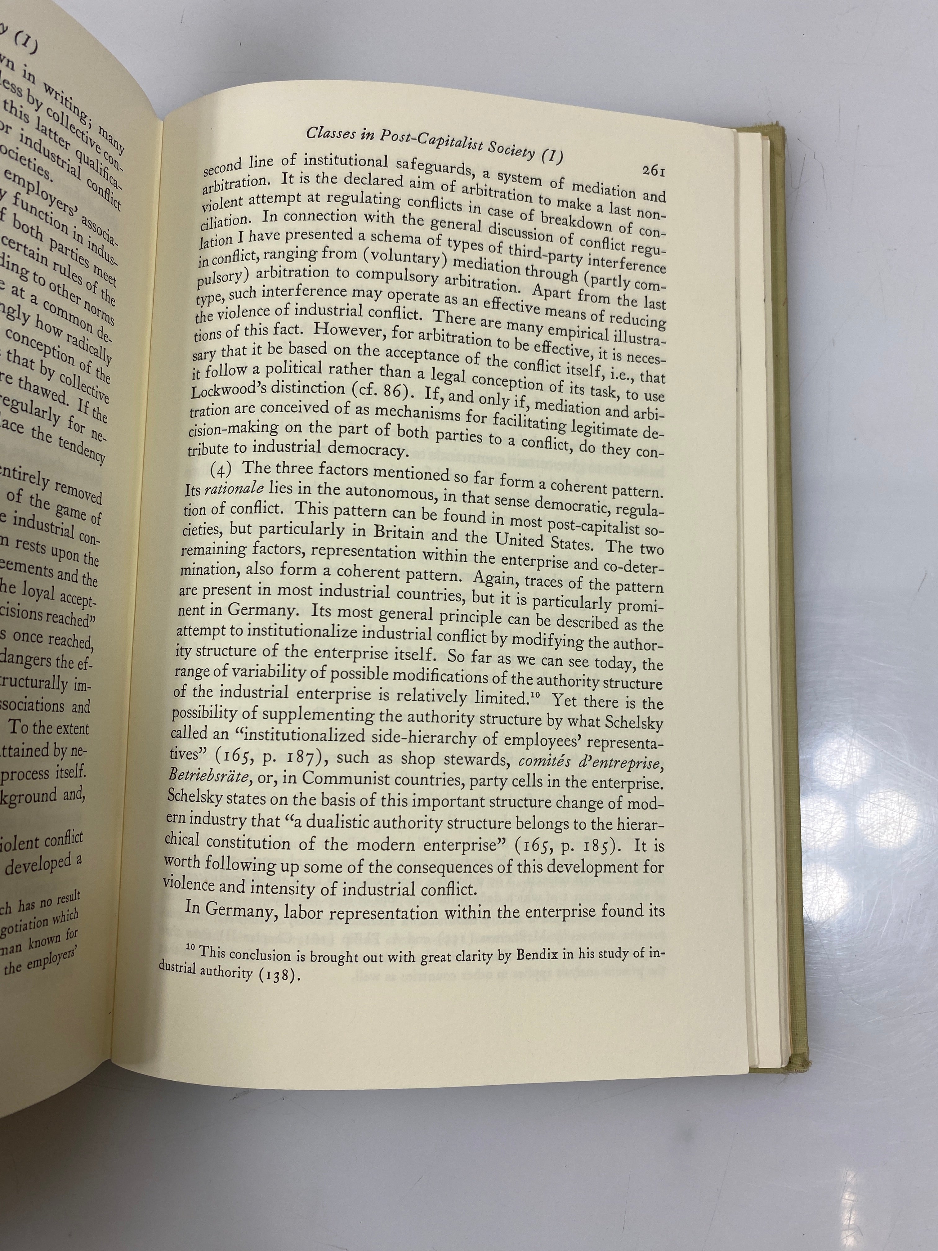 Class and Class Conflict by Ralf Dahrendorf Ex-library 1959 HC