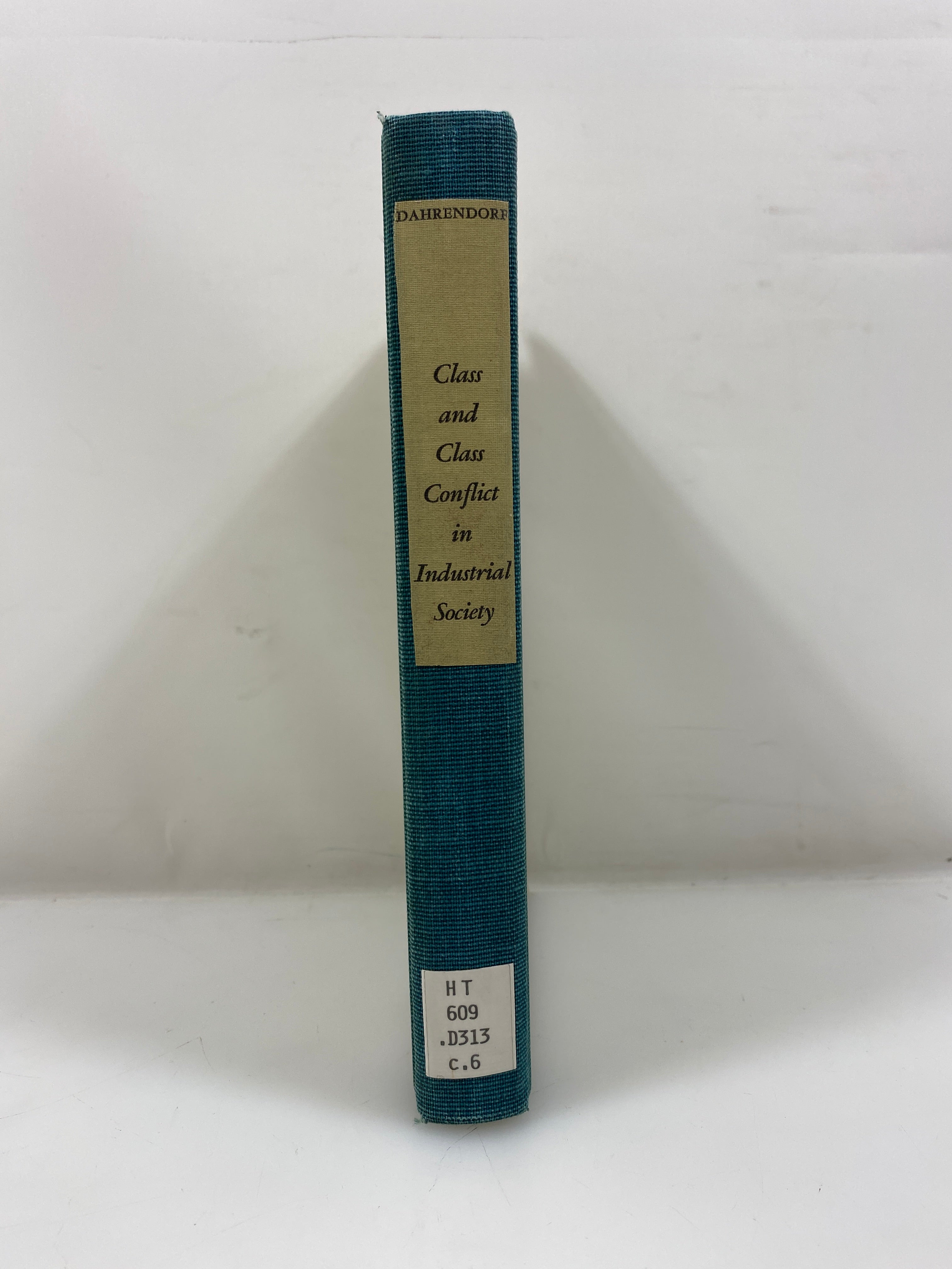 Class and Class Conflict by Ralf Dahrendorf Ex-library 1959 HC
