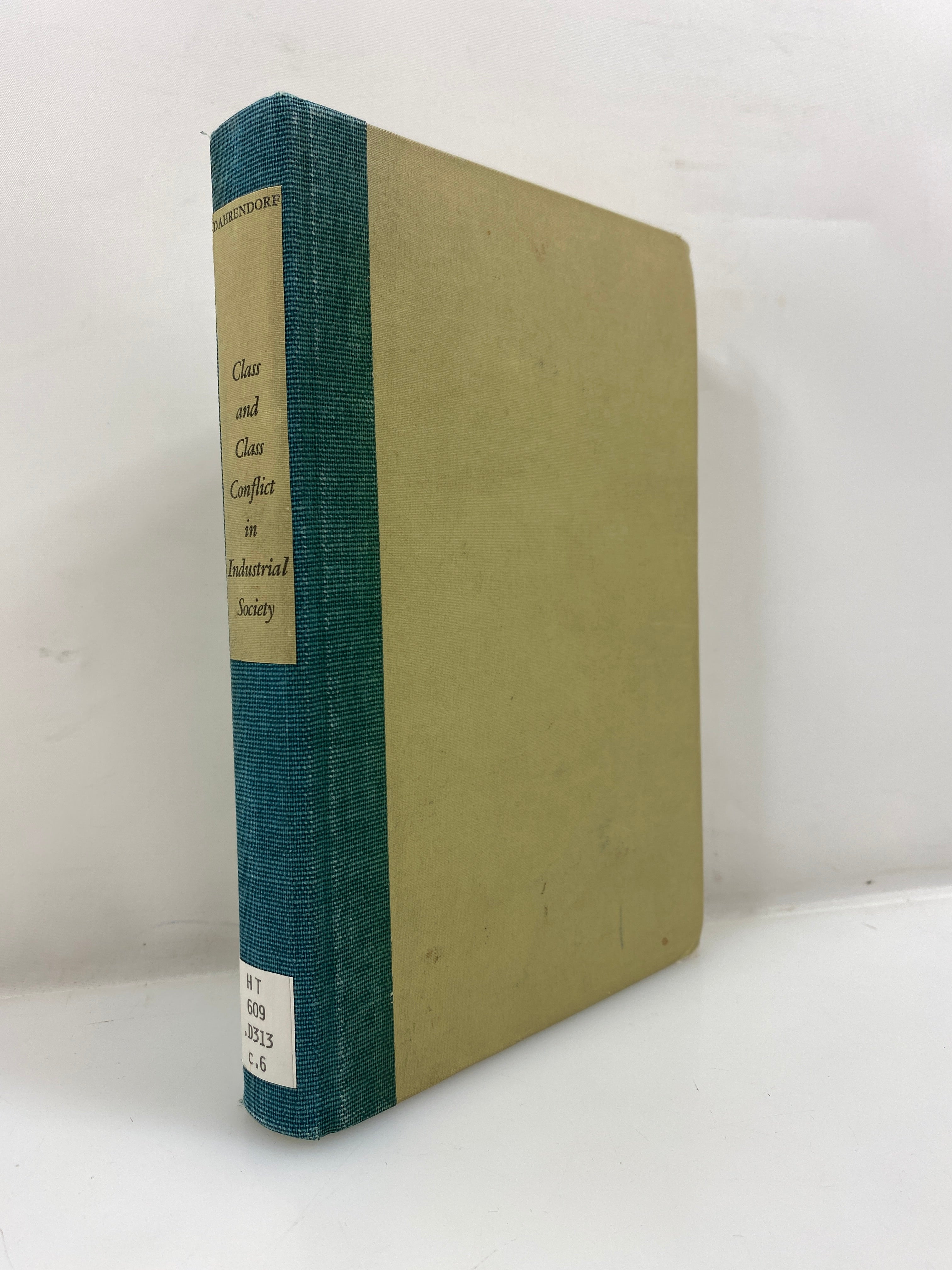 Class and Class Conflict by Ralf Dahrendorf Ex-library 1959 HC