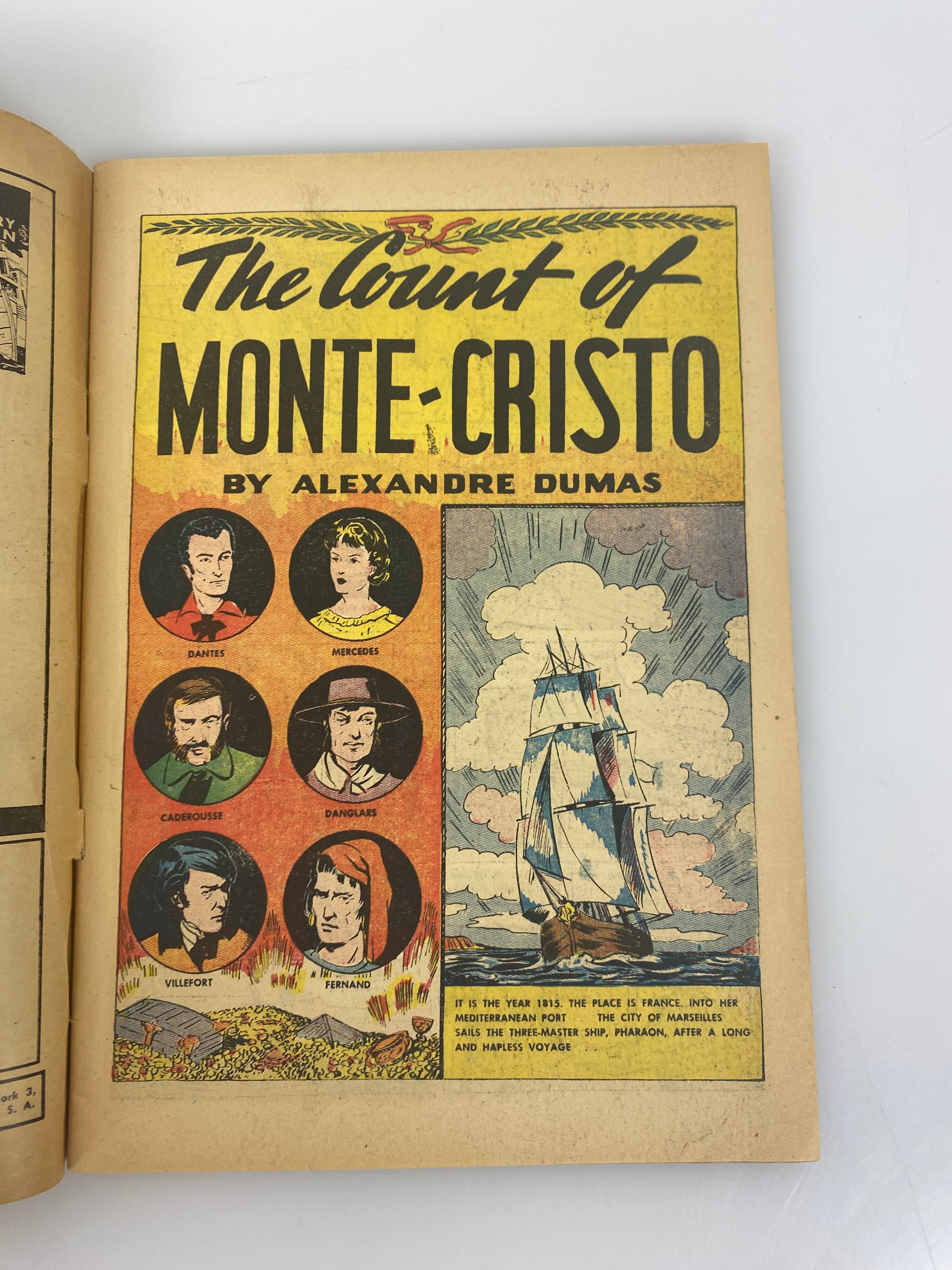 Classics Illustrated Count of Monte Cristo No. 3 HRN113