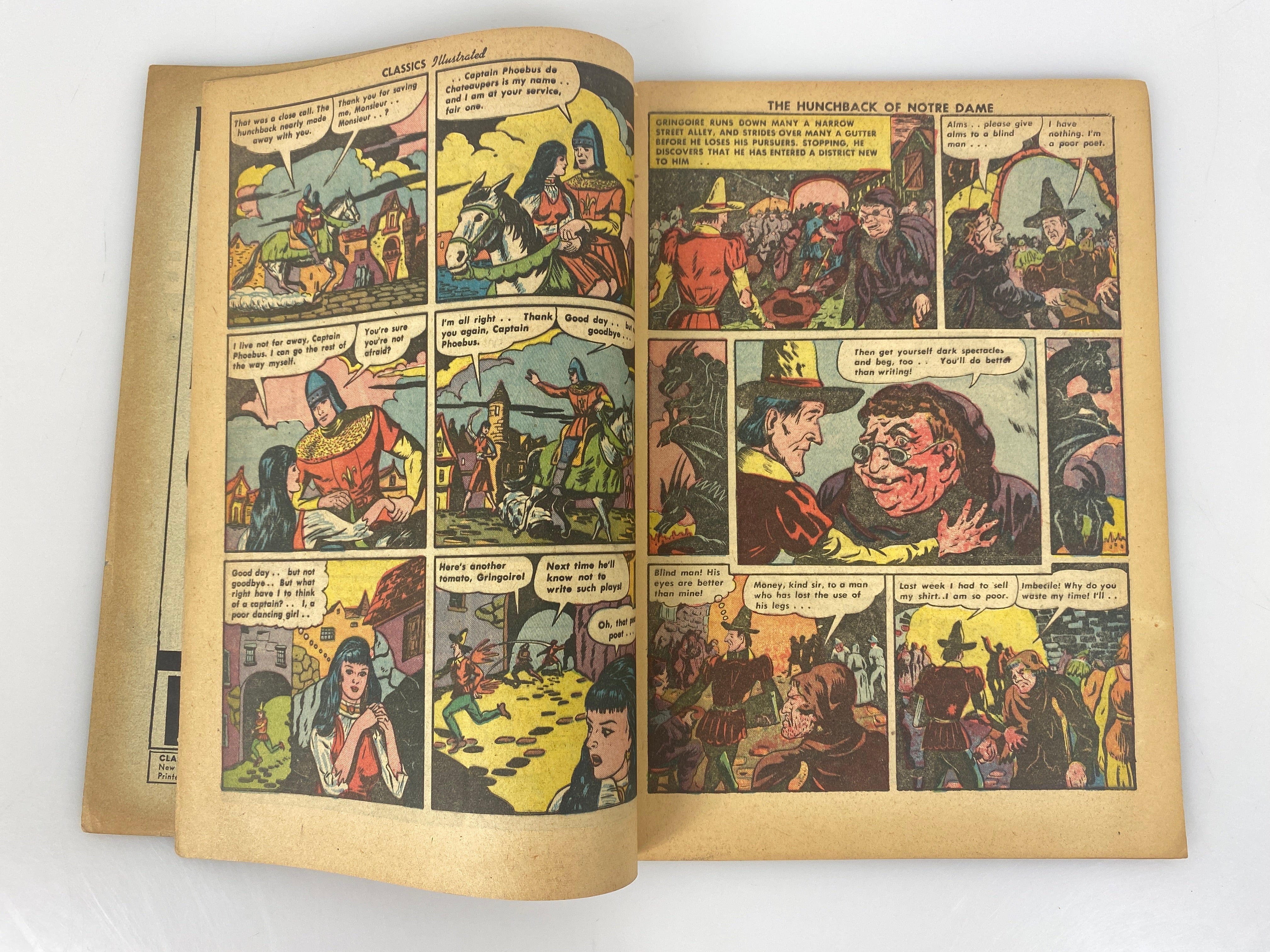 Classics Illustrated Hunchback of Notre Dame  No. 18 HRN62