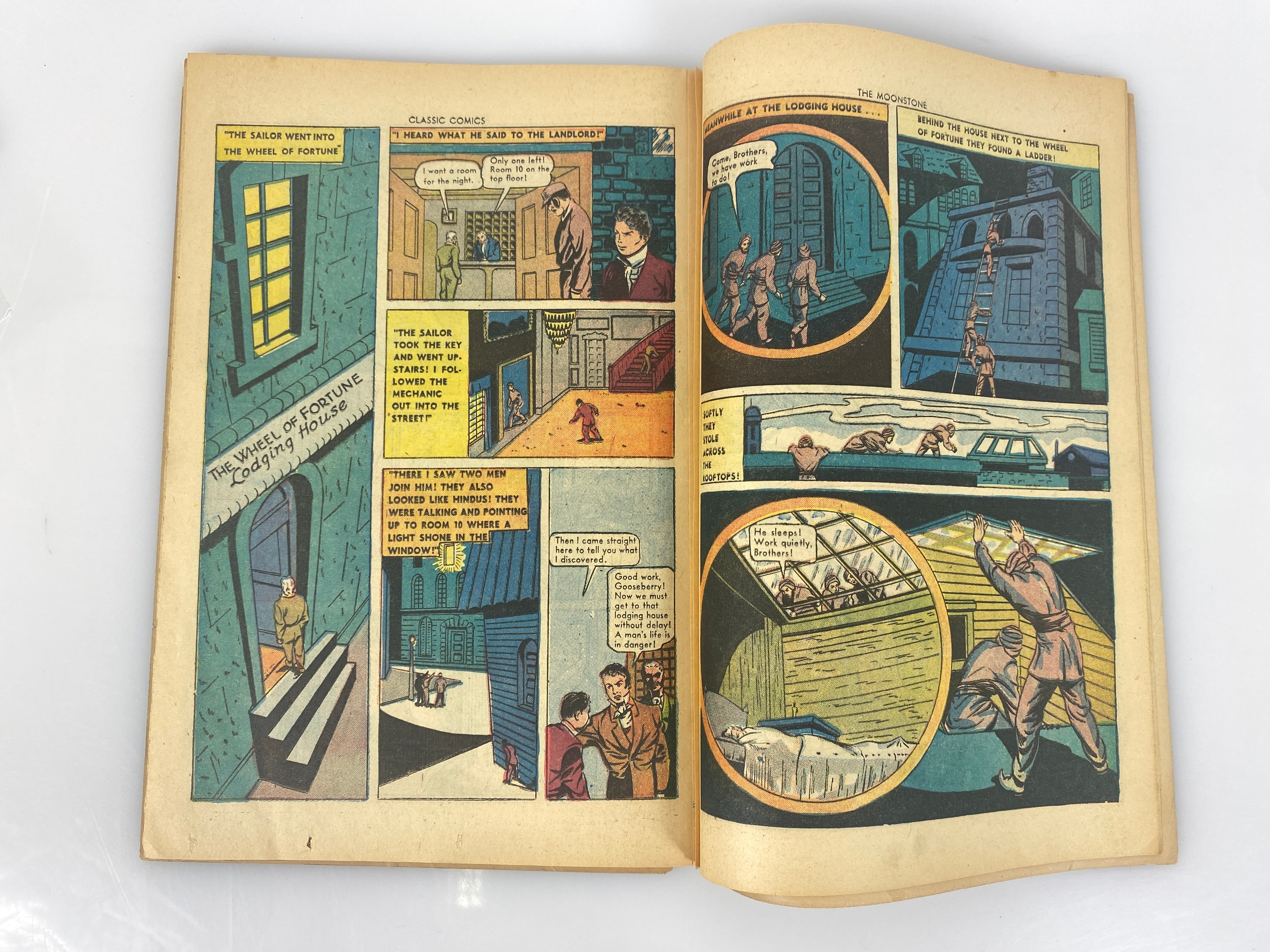 Classics Illustrated Moonstone William Wilke Collins No. 30 1944 HRN30