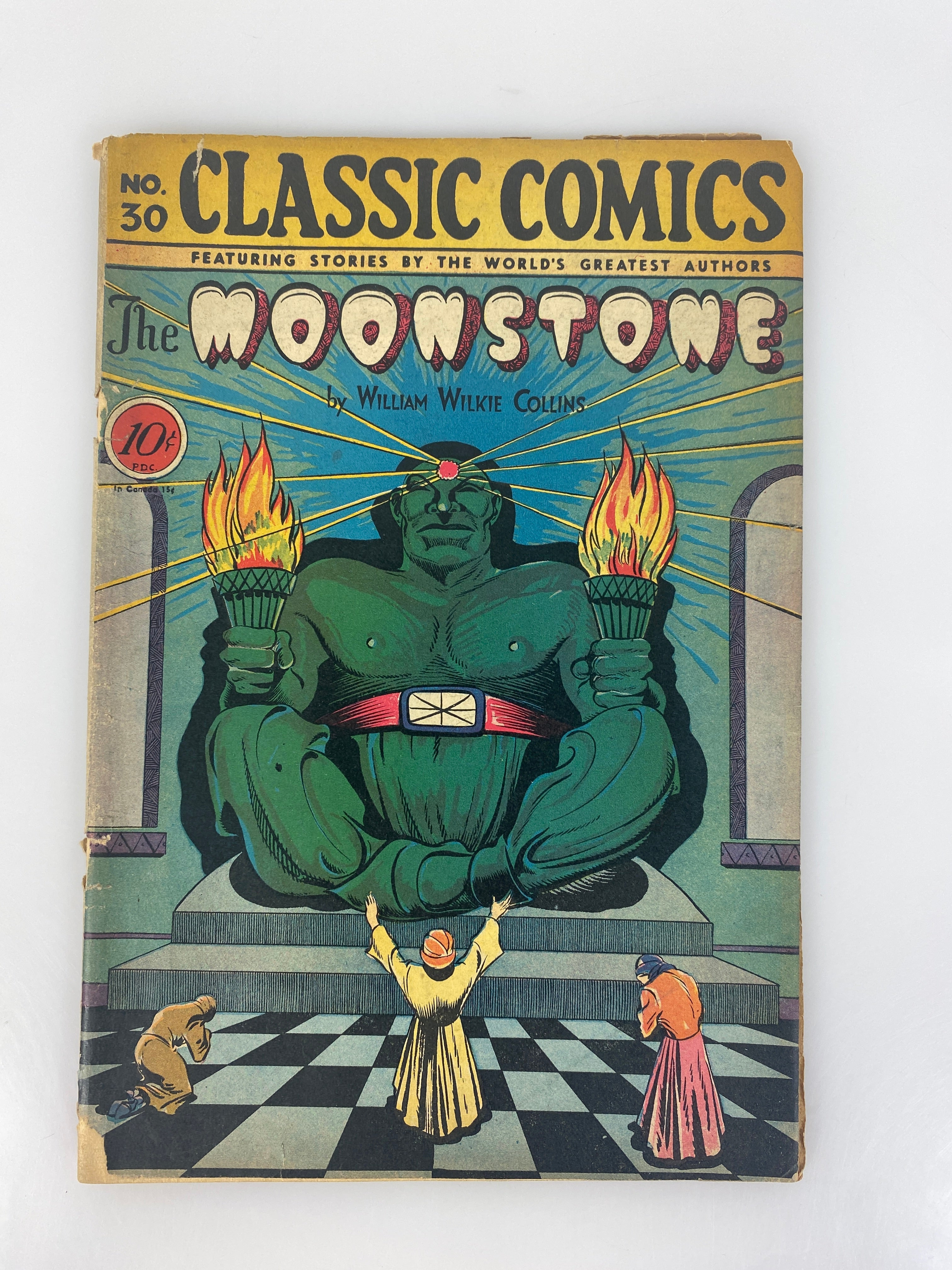 Classics Illustrated Moonstone William Wilke Collins No. 30 1944 HRN30