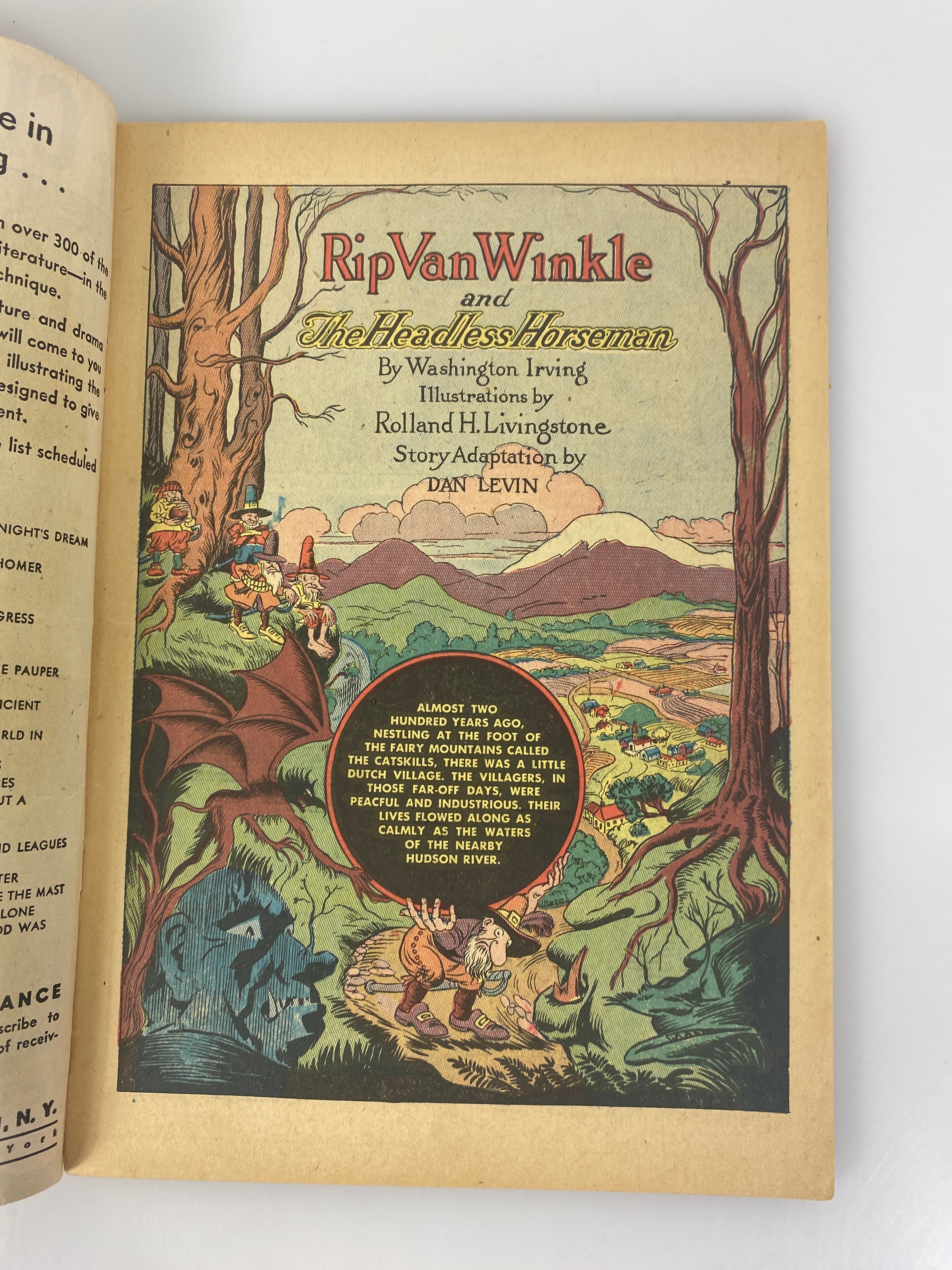 Classics Illustrated Rip Van Winkle Headless Horseman No. 12 HRN22