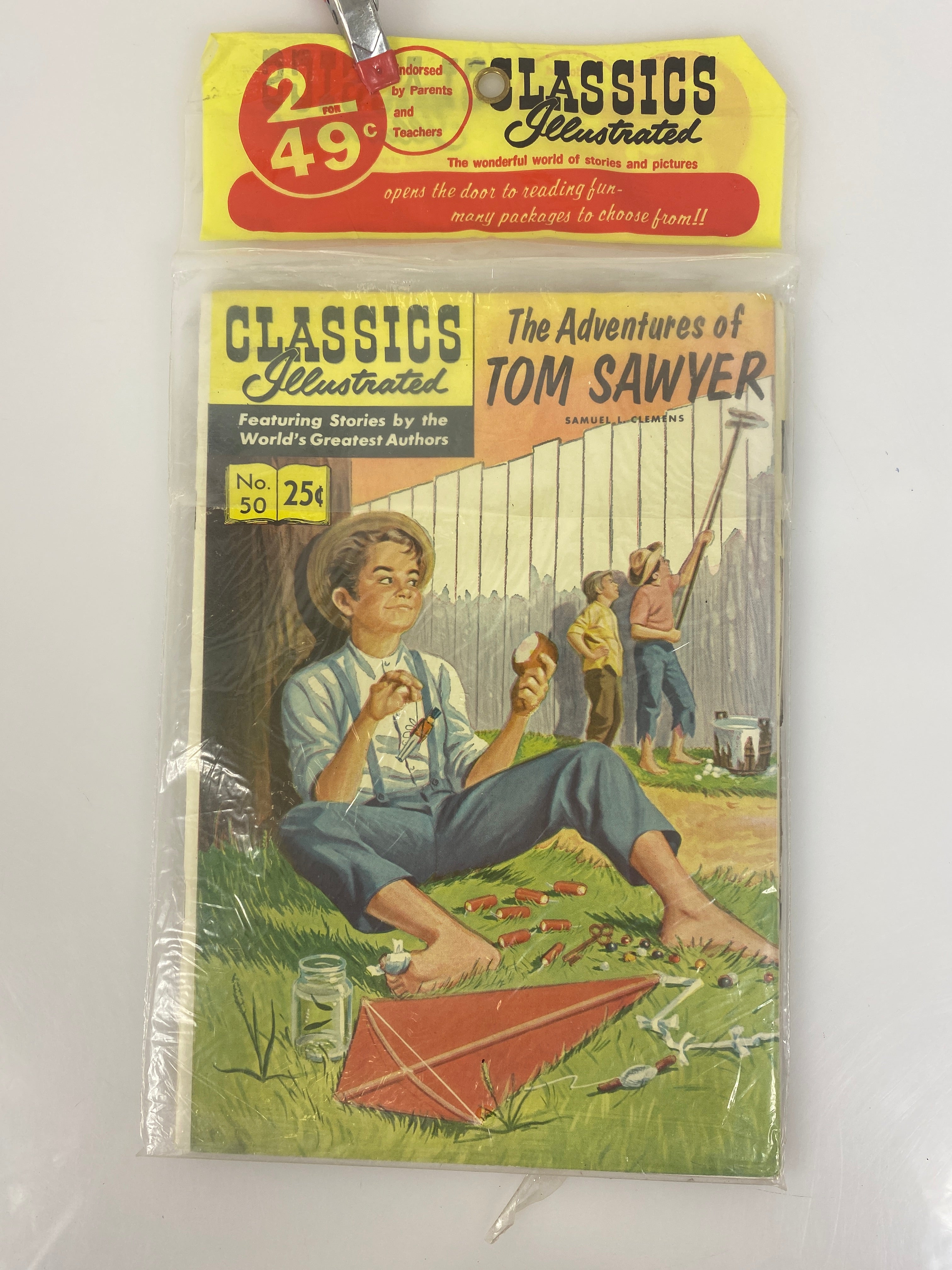Classics Illustrated Tom Sawyer Mark Twain/David Copperfield 2 pack