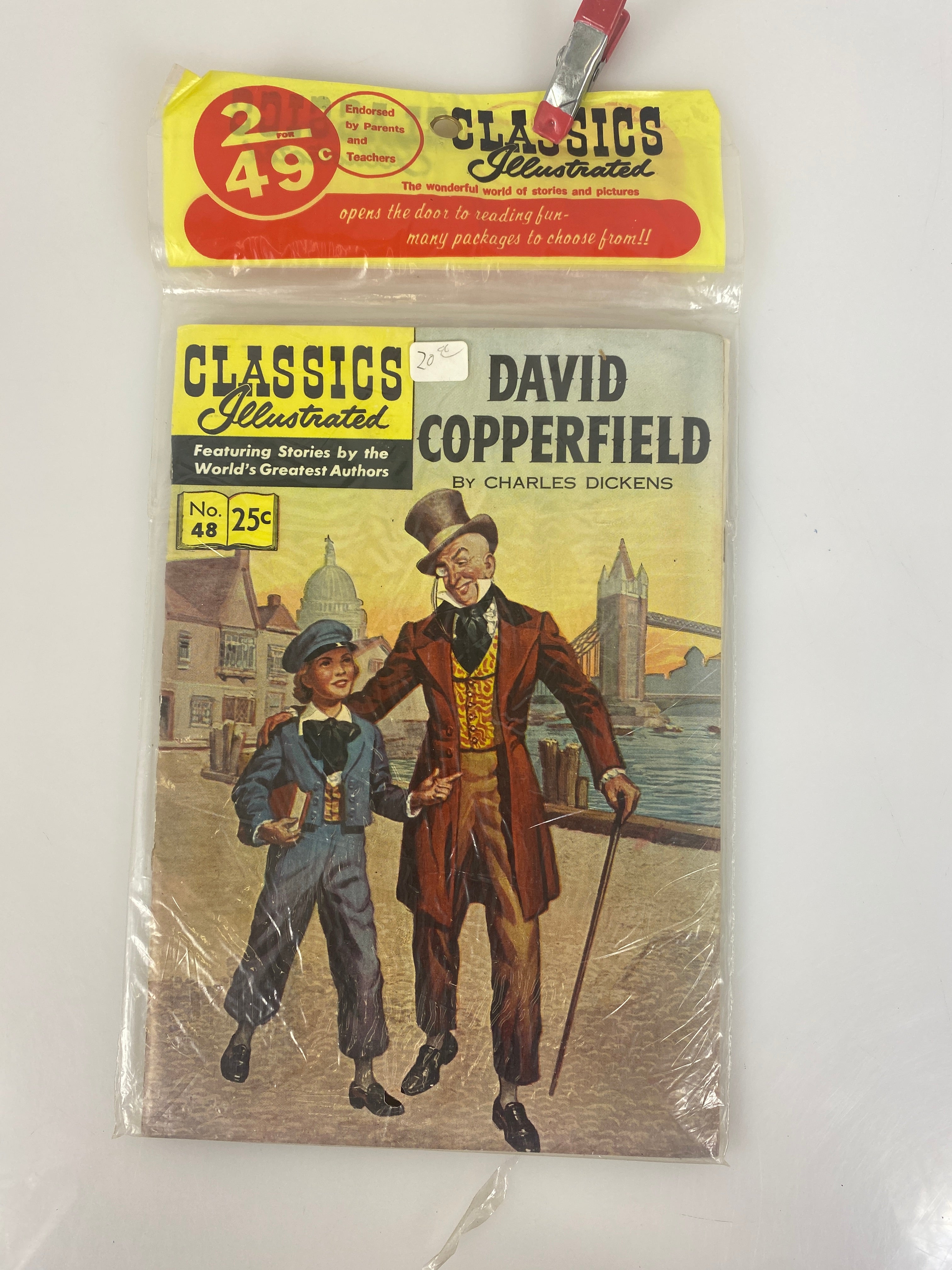 Classics Illustrated Tom Sawyer Mark Twain/David Copperfield 2 pack