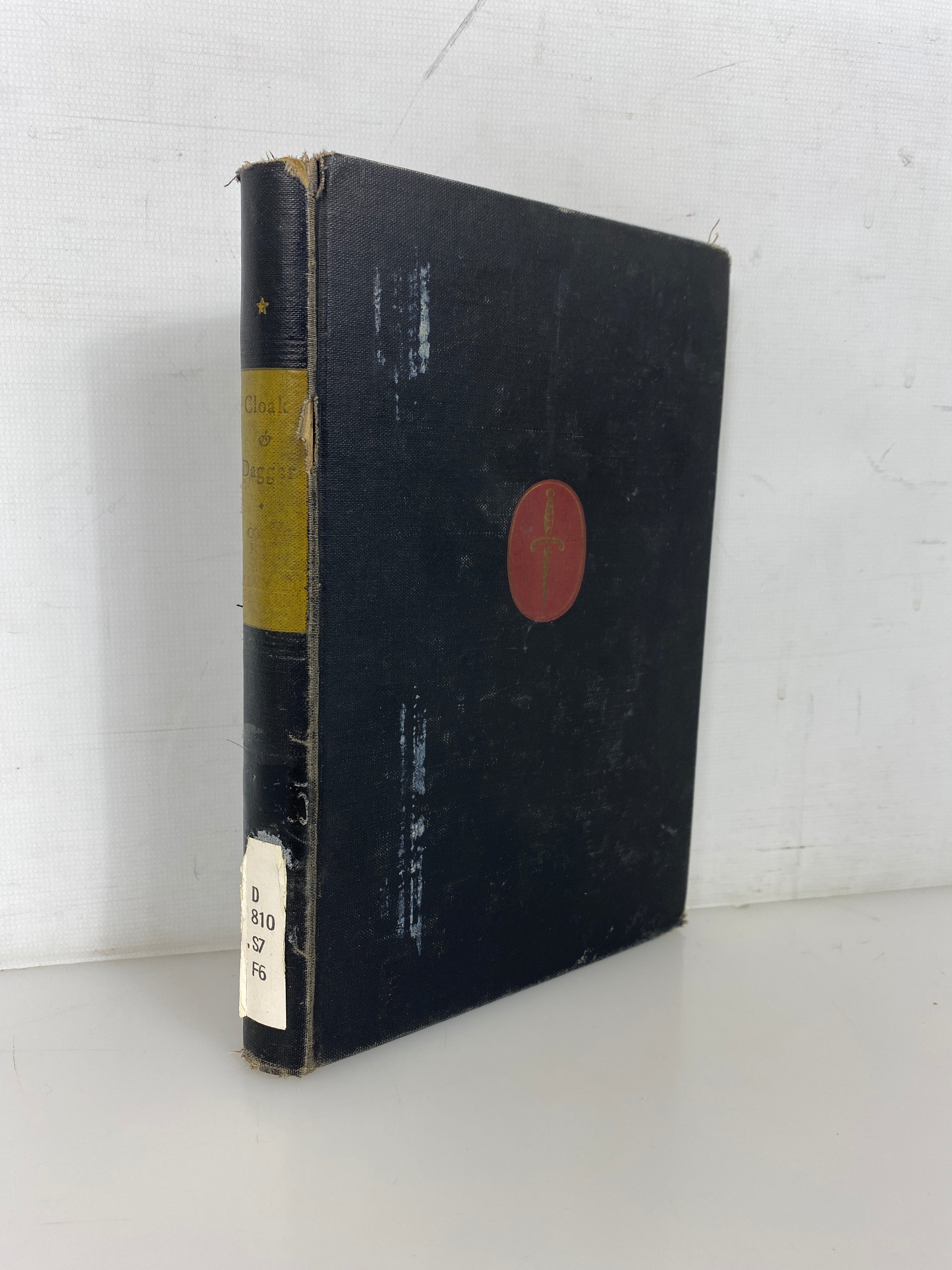 Cloak & Dagger Secret History of OSS by Ford/MacBain 1st Print Ex-Library HC