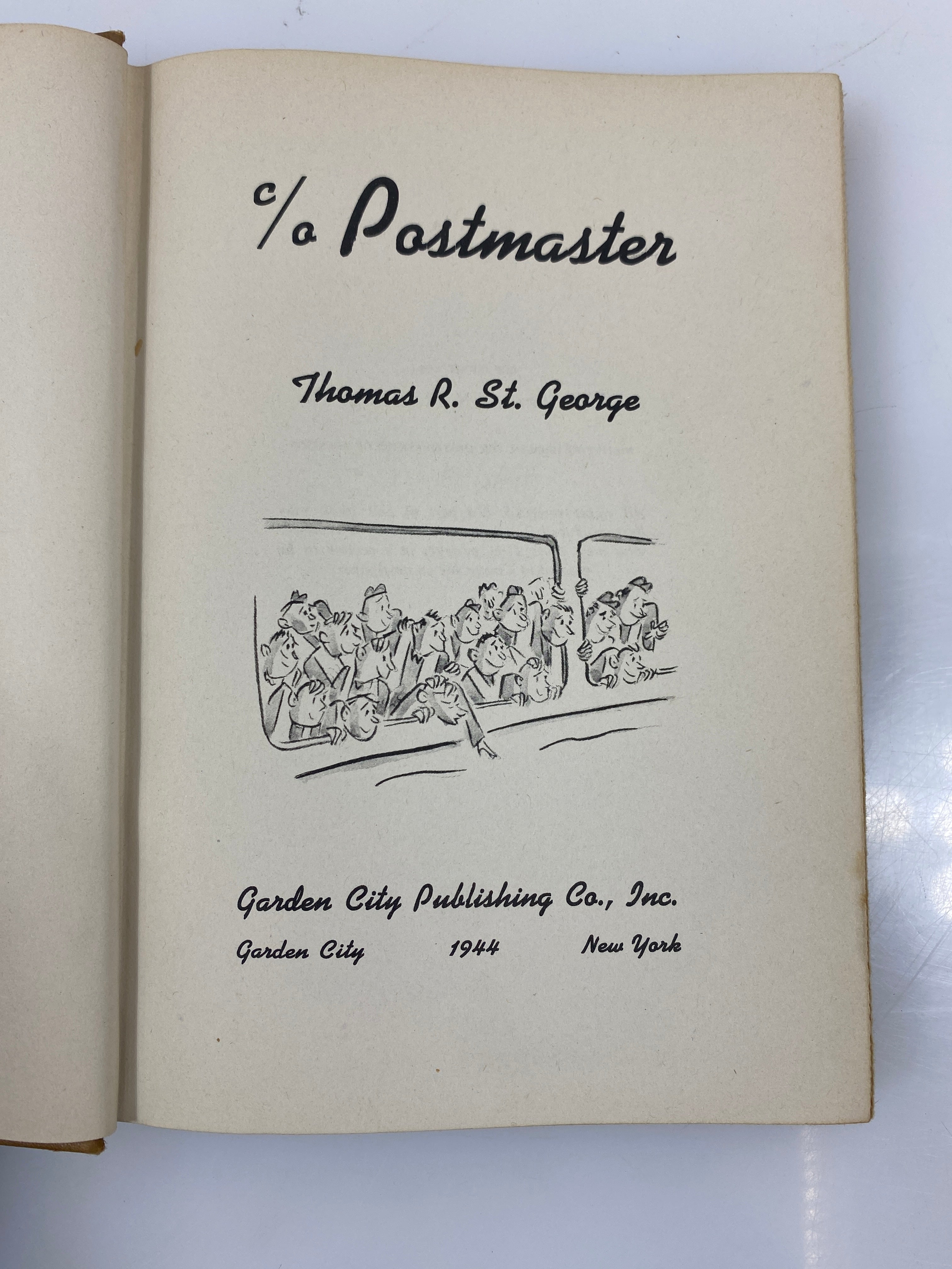 C/O Postmaster by Thomas St. George 1944 HCDJ