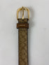 Coach Signature Logo Canvas Belt Women's Size XL
