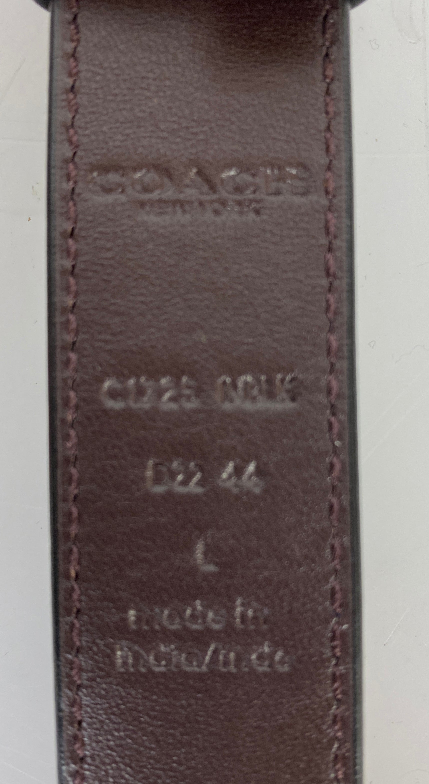 Coach Women's Signature Belt