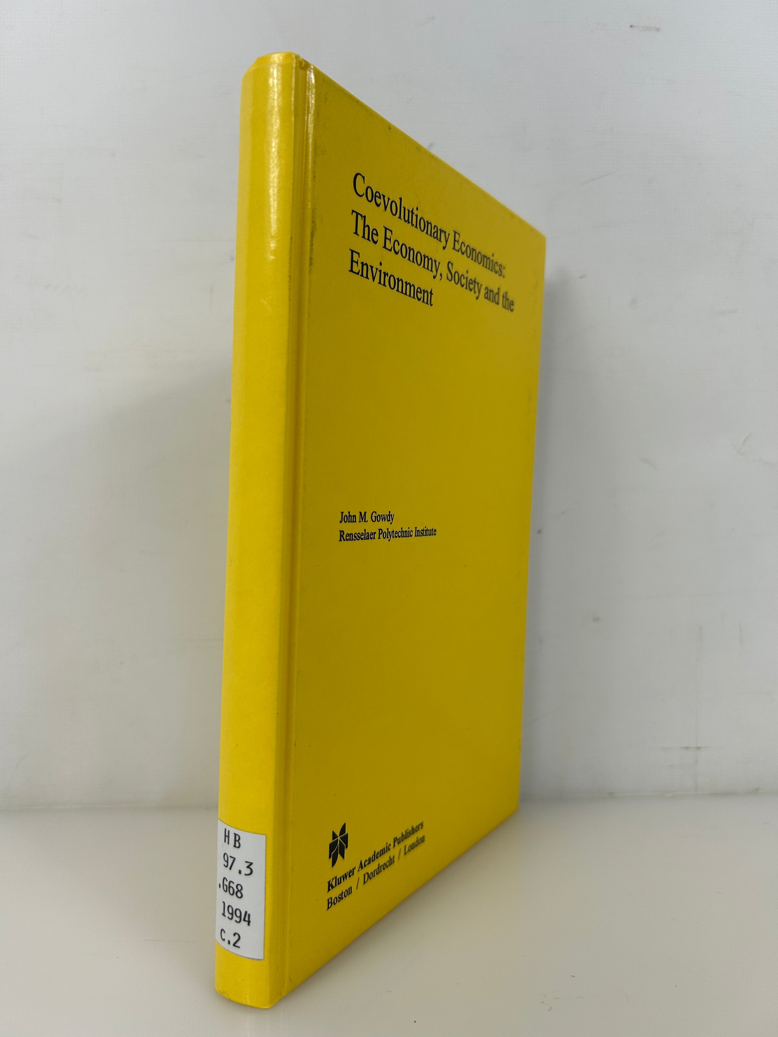 Coevolutionary Economics: The Economy, Society and the Environment Ex-Lib HC