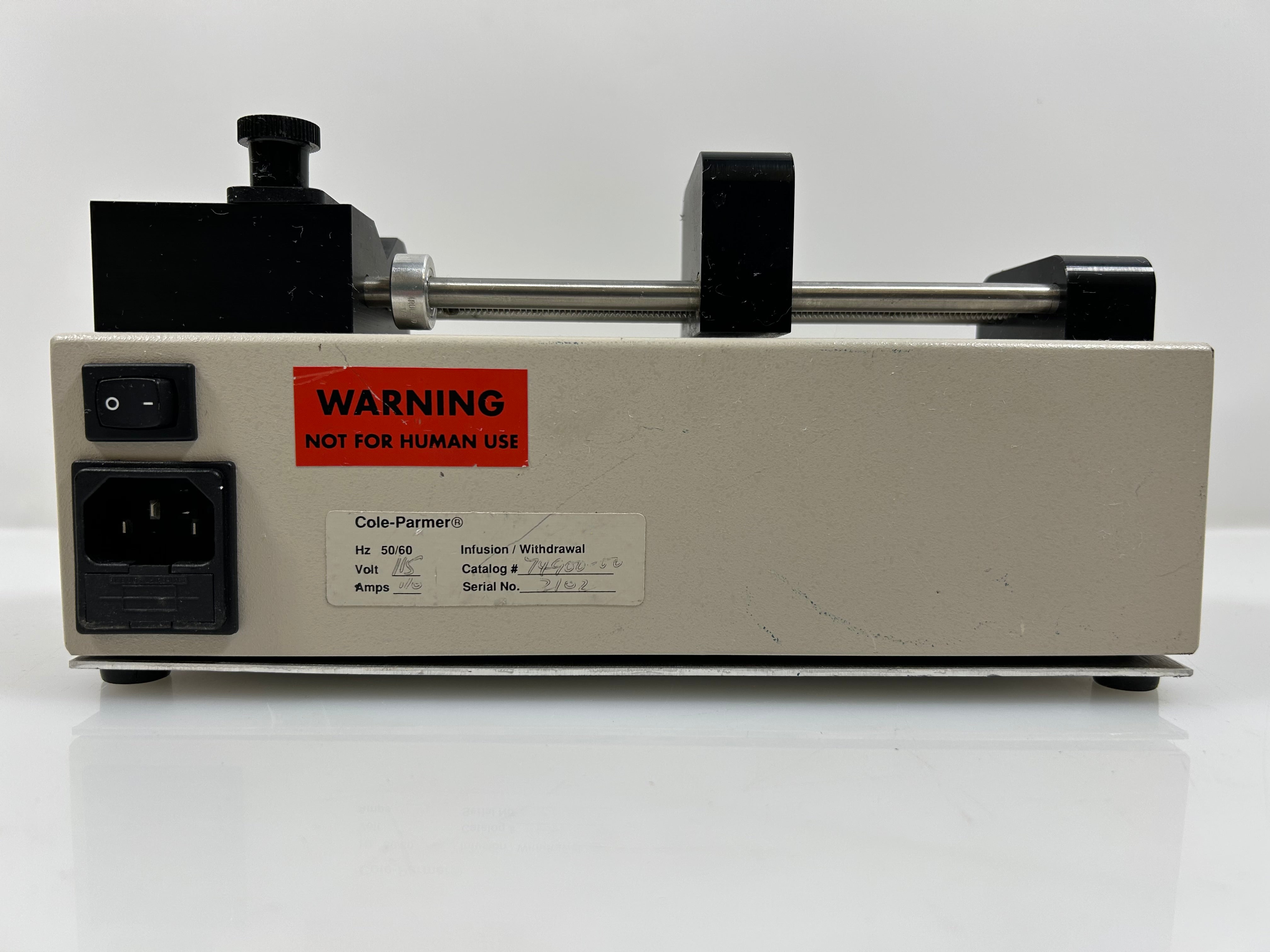 Cole-Parmer 74900 Series Single-Syringe Pump *Untested*