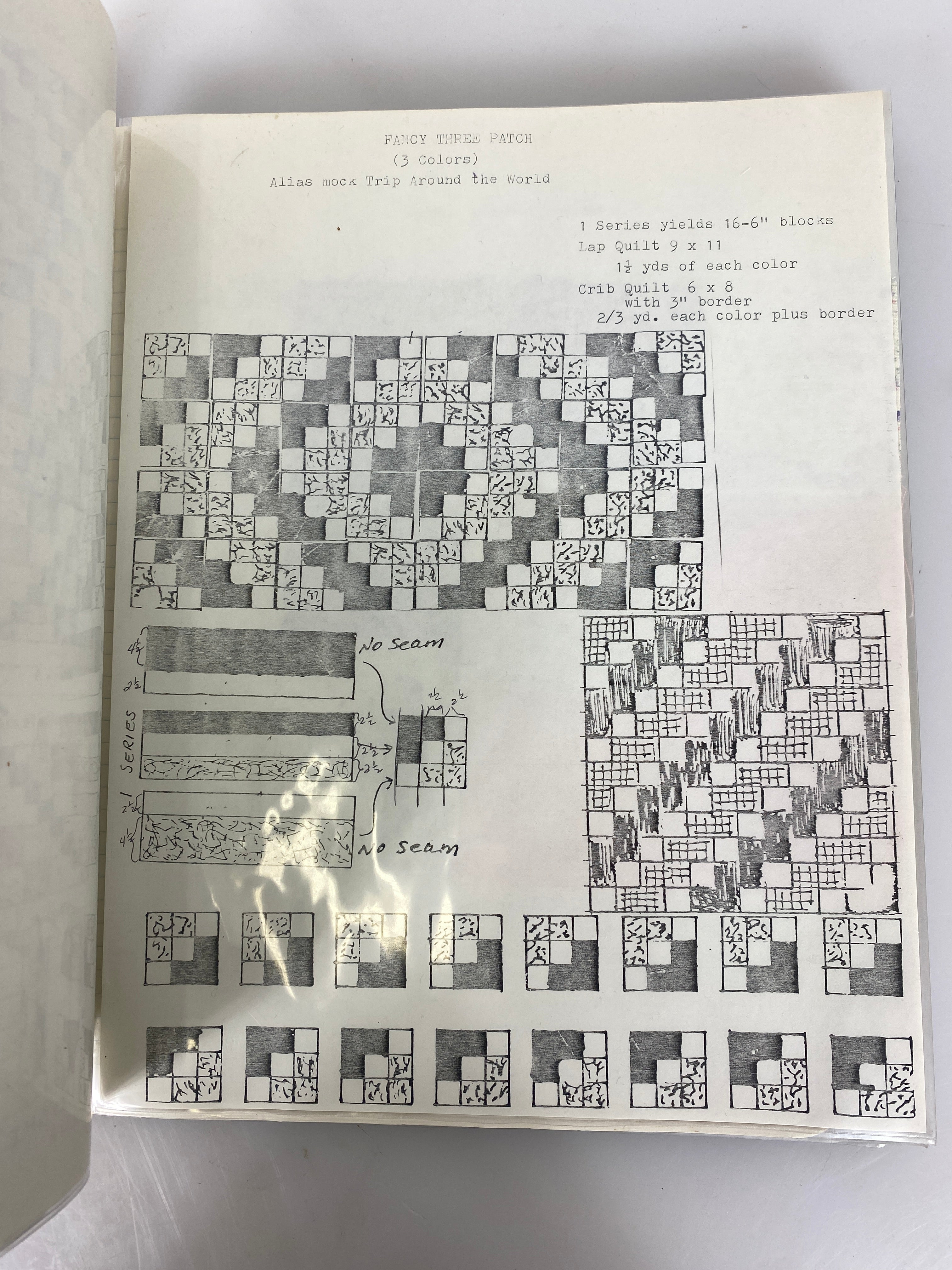 Collection of Vintage Quilt Patterns 1980s