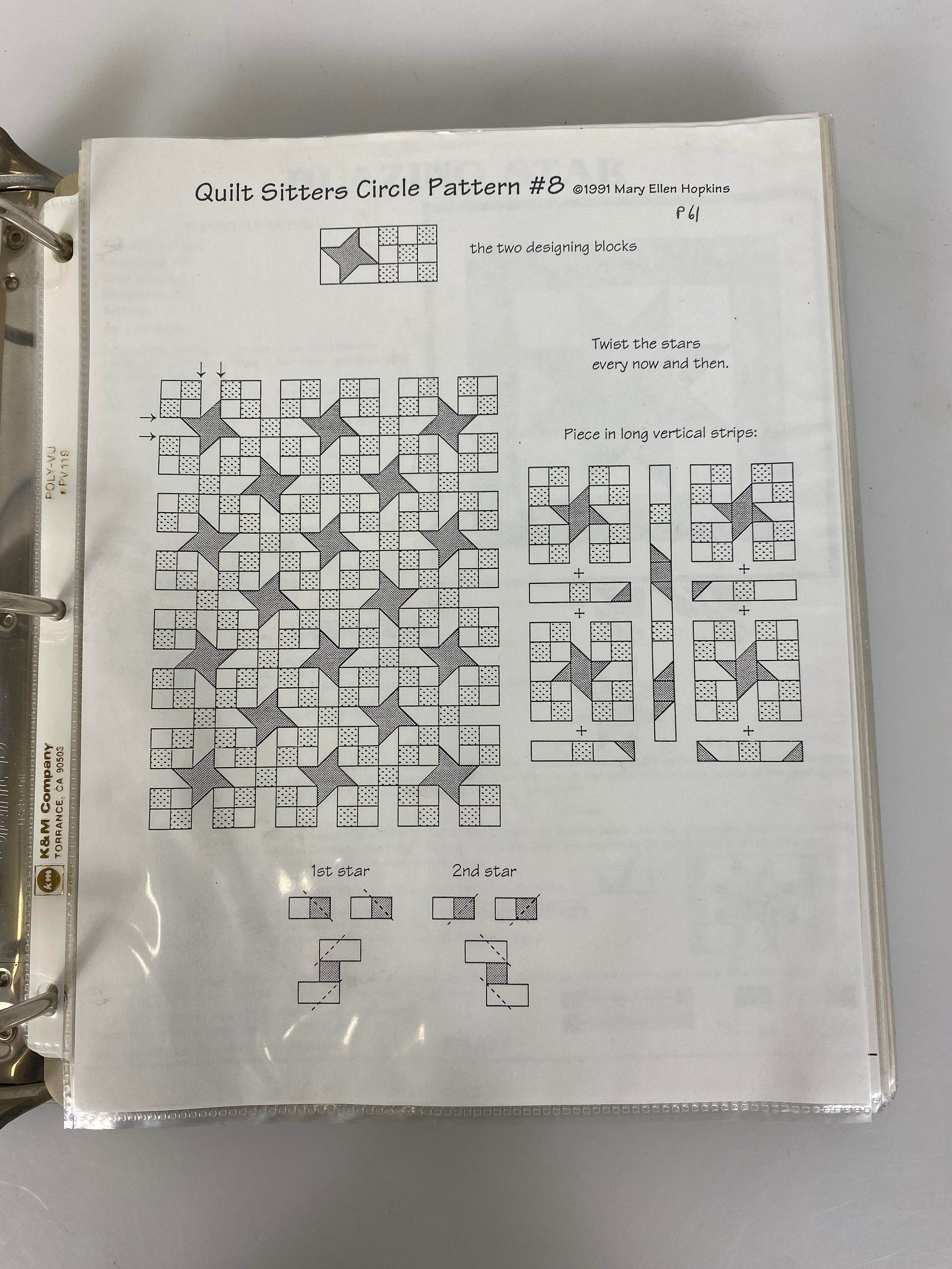 Collection of Vintage Quilt Patterns 1980s