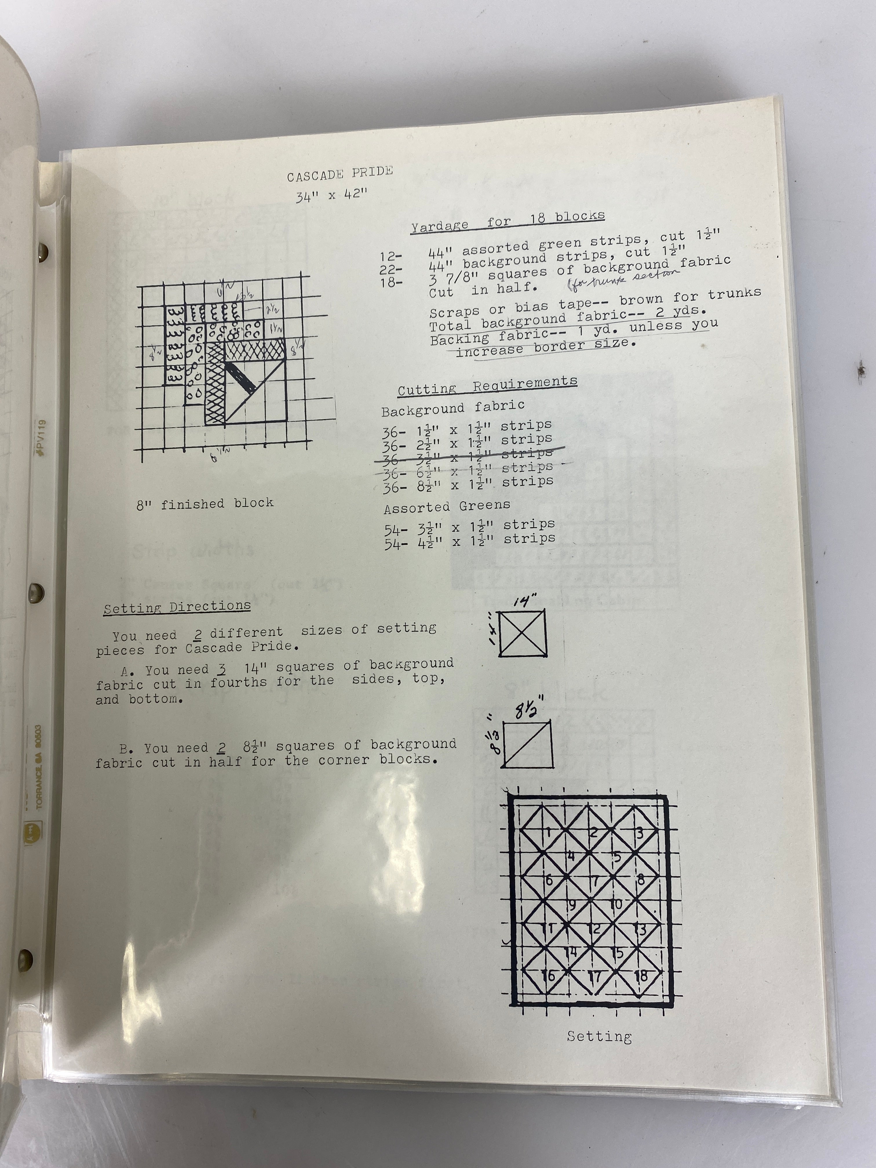 Collection of Vintage Quilt Patterns 1980s