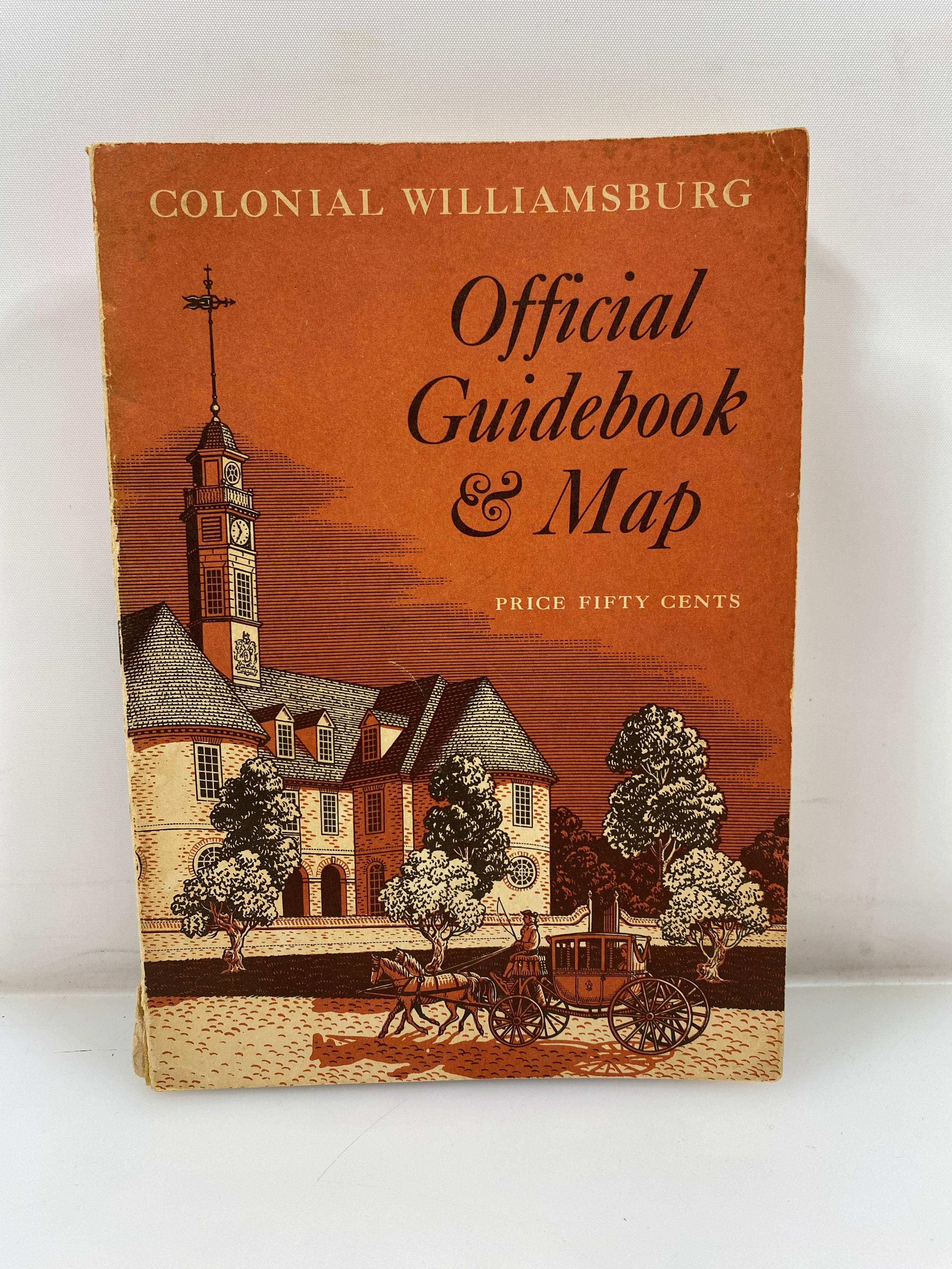 Colonial Williamsburg Official Guidebook 1968 SC