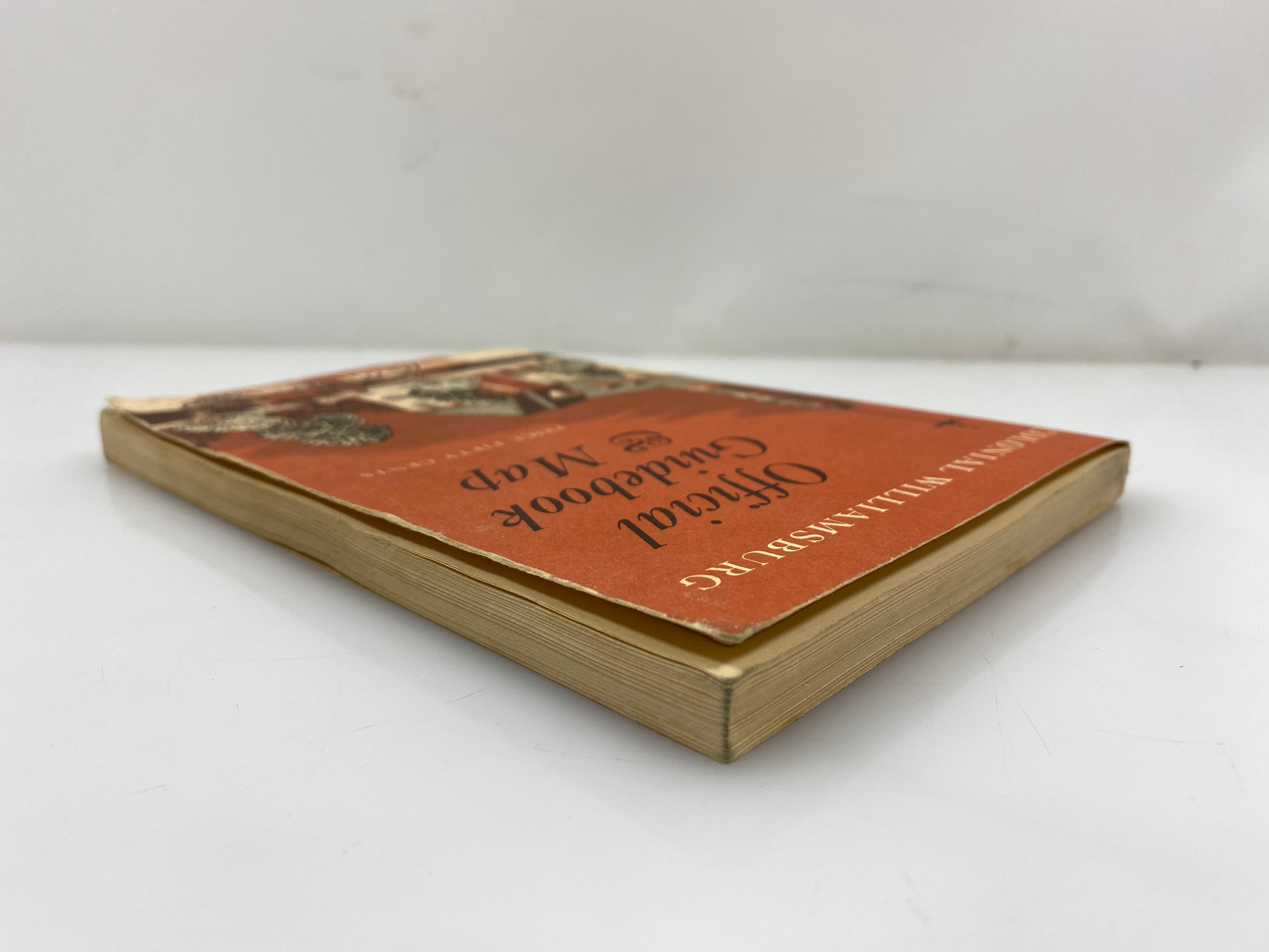 Colonial Williamsburg Official Guidebook & Map 1970 SC