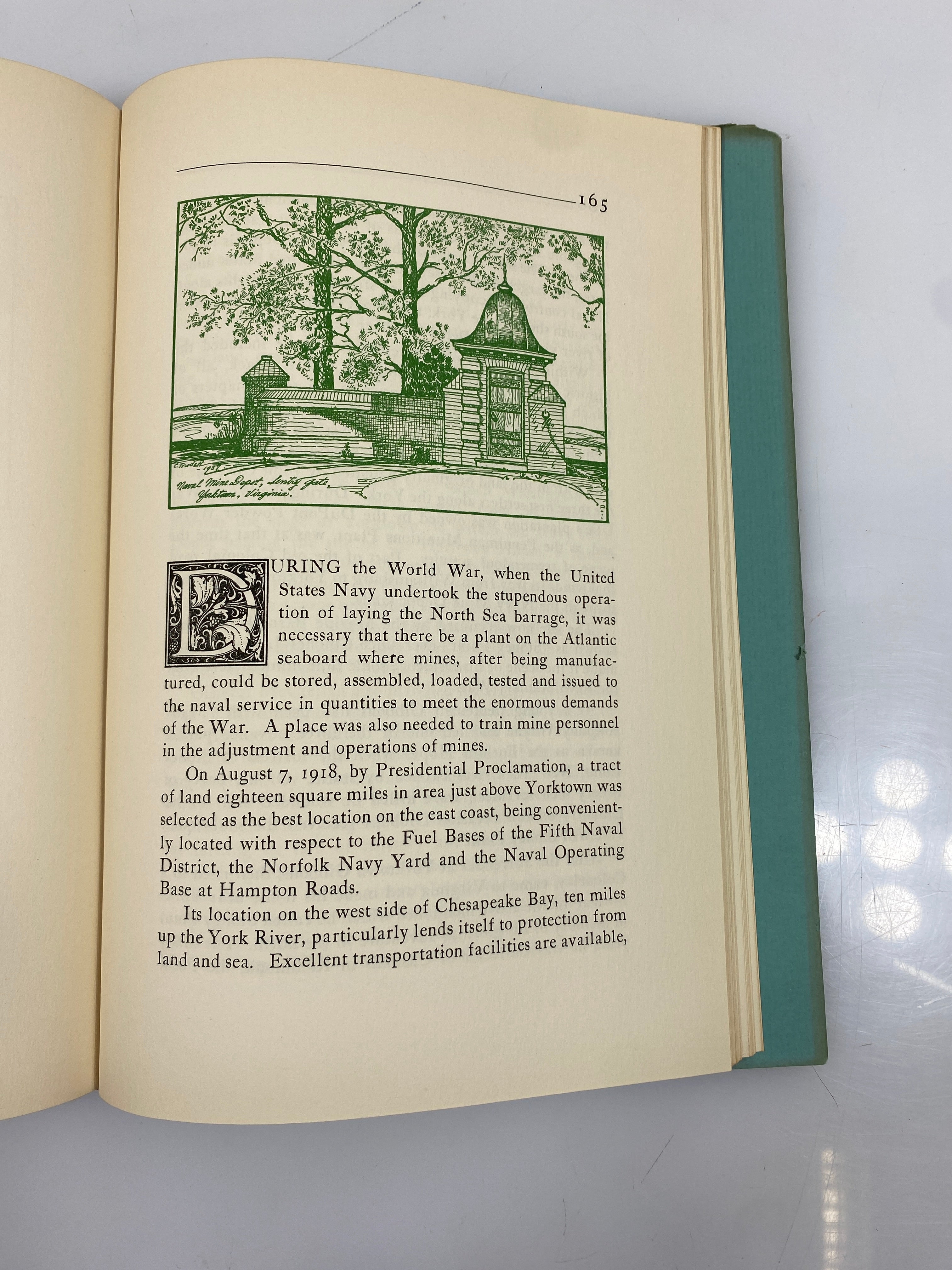 Colonial Yorktown by Trudell Dietz Press 1938 HCDJ