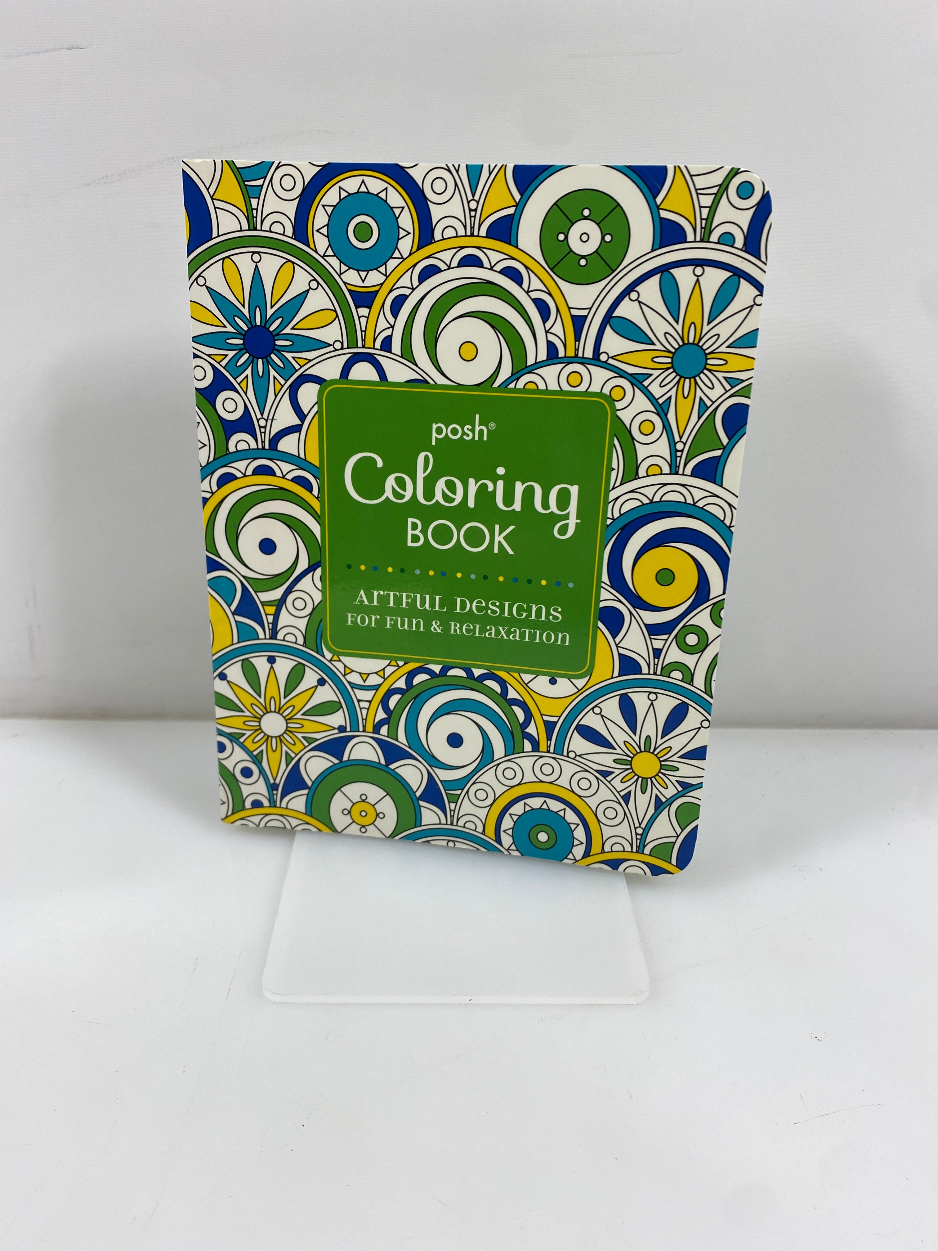 Coloring Book Artful Designs Posh