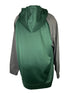 Colosseum Green and Gray Michigan State Zip-Up Hoodie Men's Size 1XT