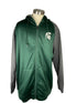 Colosseum Green and Gray Michigan State Zip-Up Hoodie Men's Size 1XT