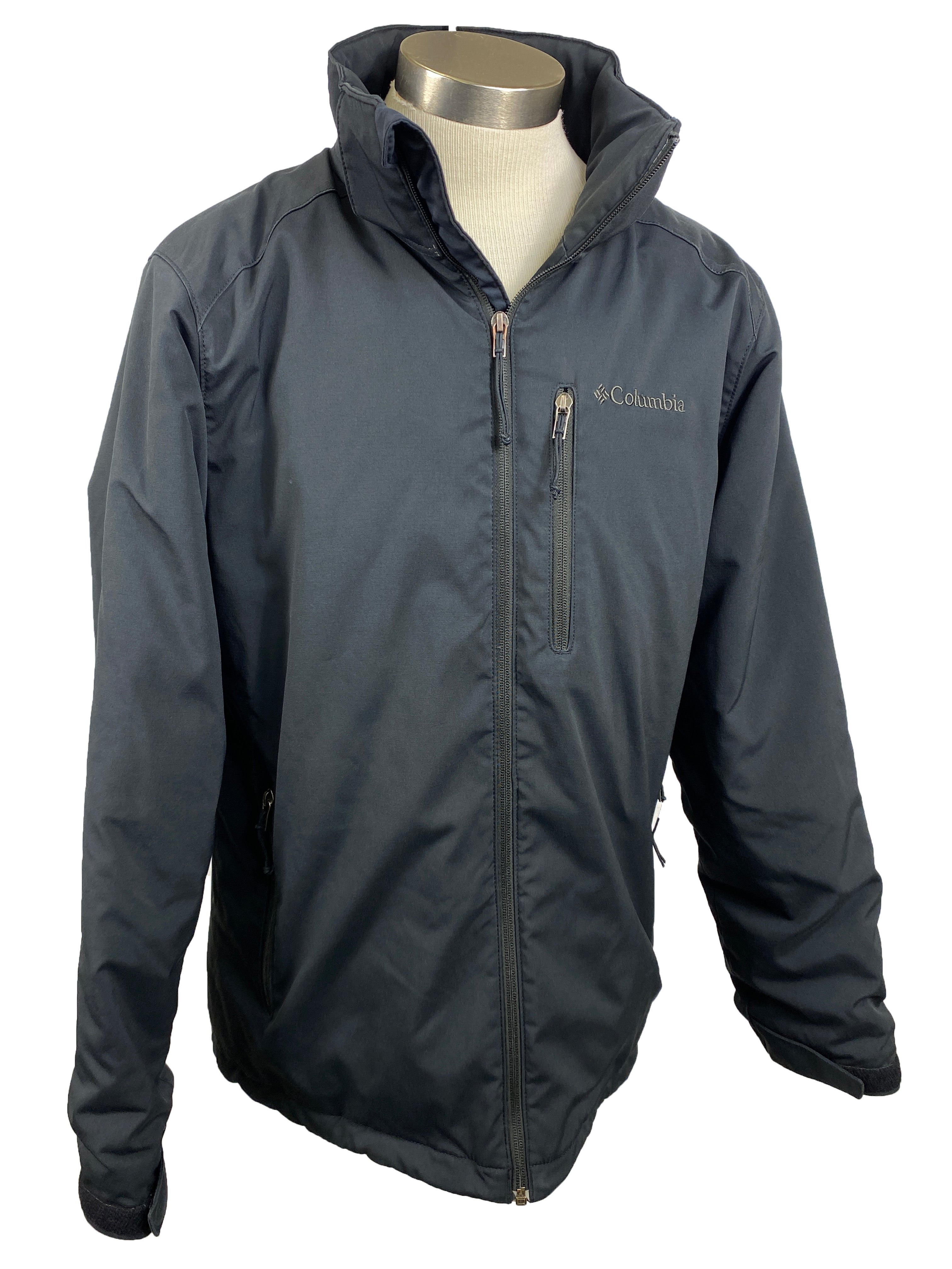 Columbia Black Insulated Coat Men's Size M