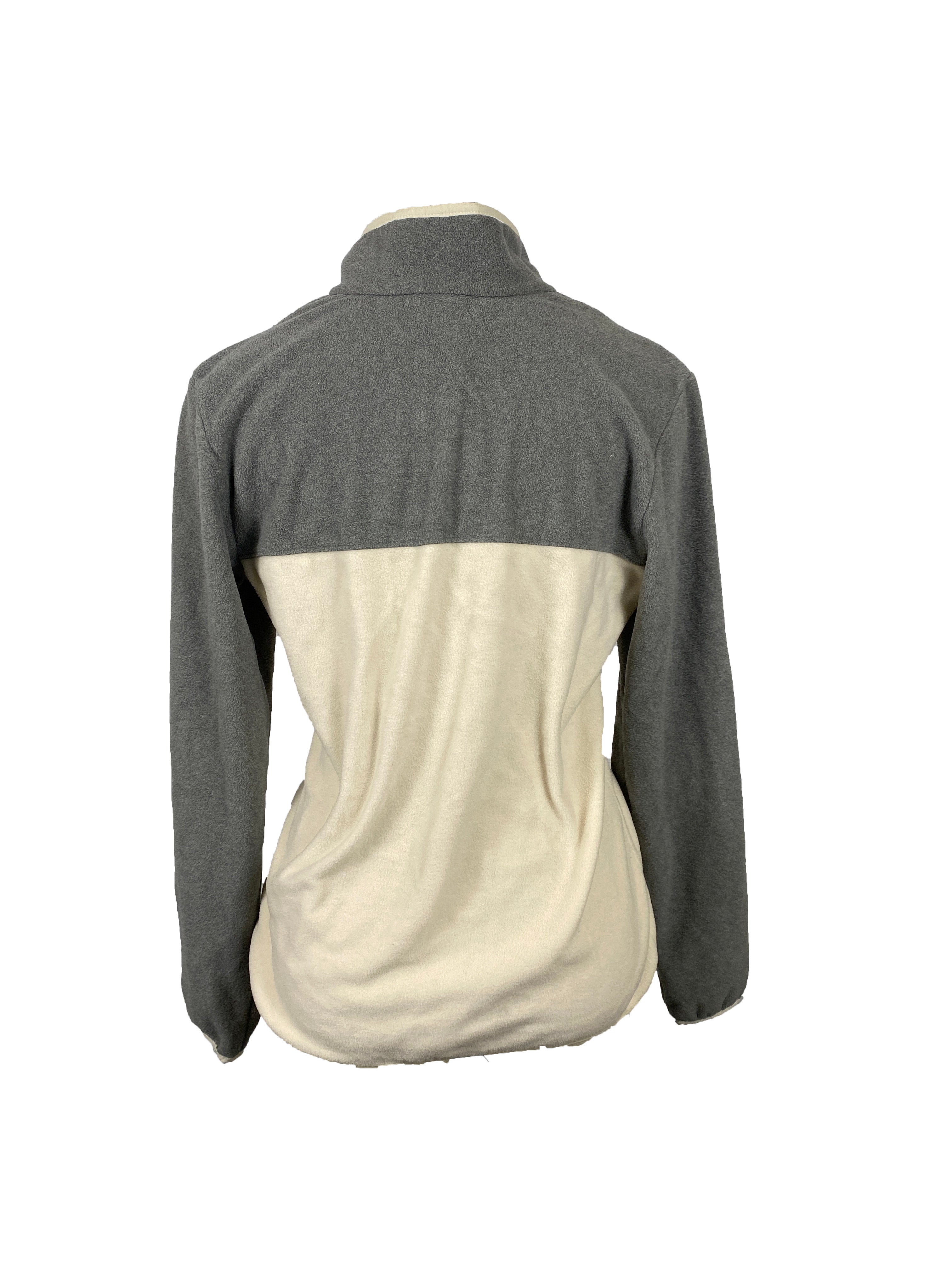 Columbia Grey/Tan Pullover Jacket Women's M