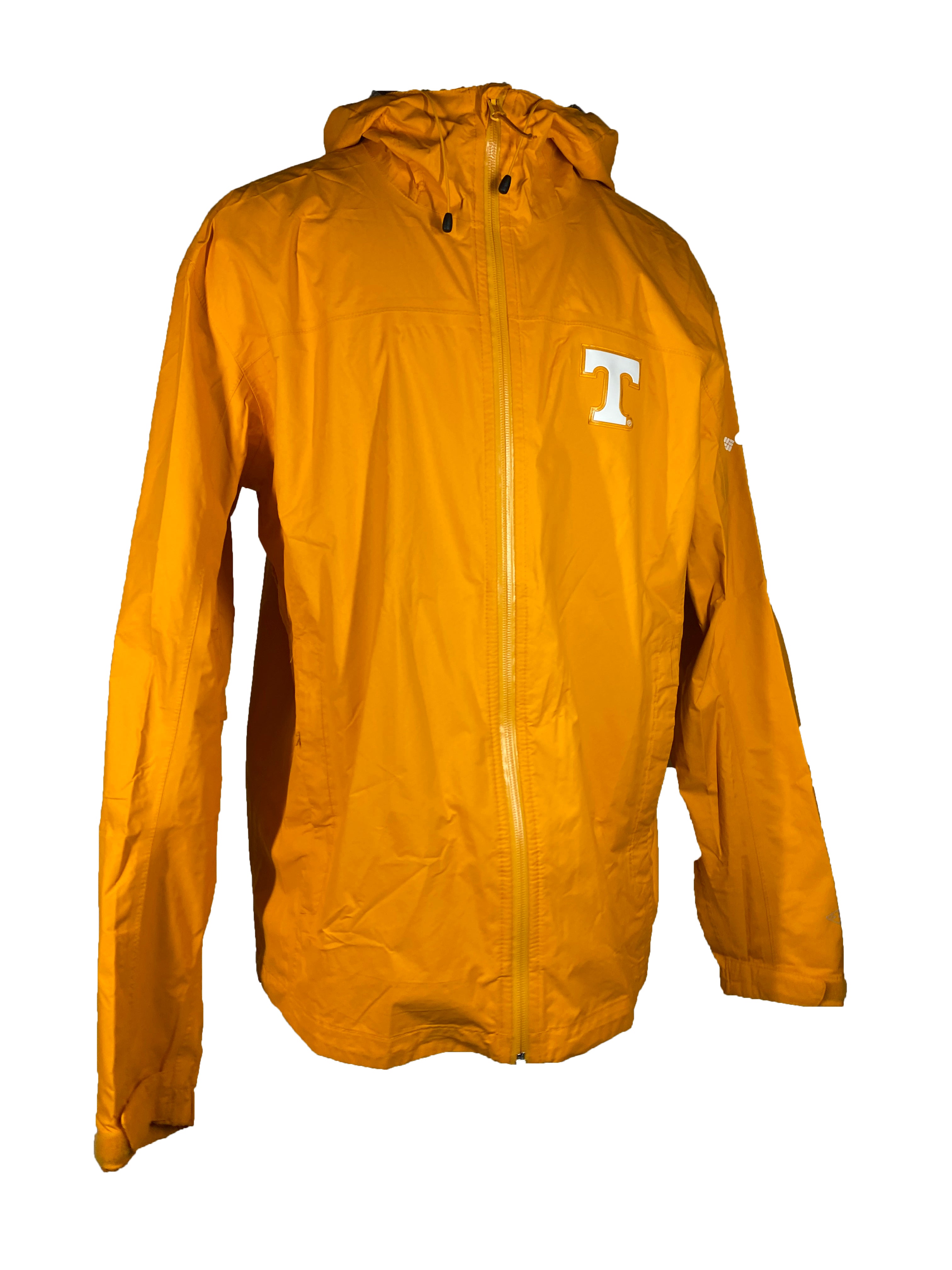 Columbia Orange Tennessee Volunteers Omni-Tech Waterproof Hooded Jacket Zip Up Men's Size L