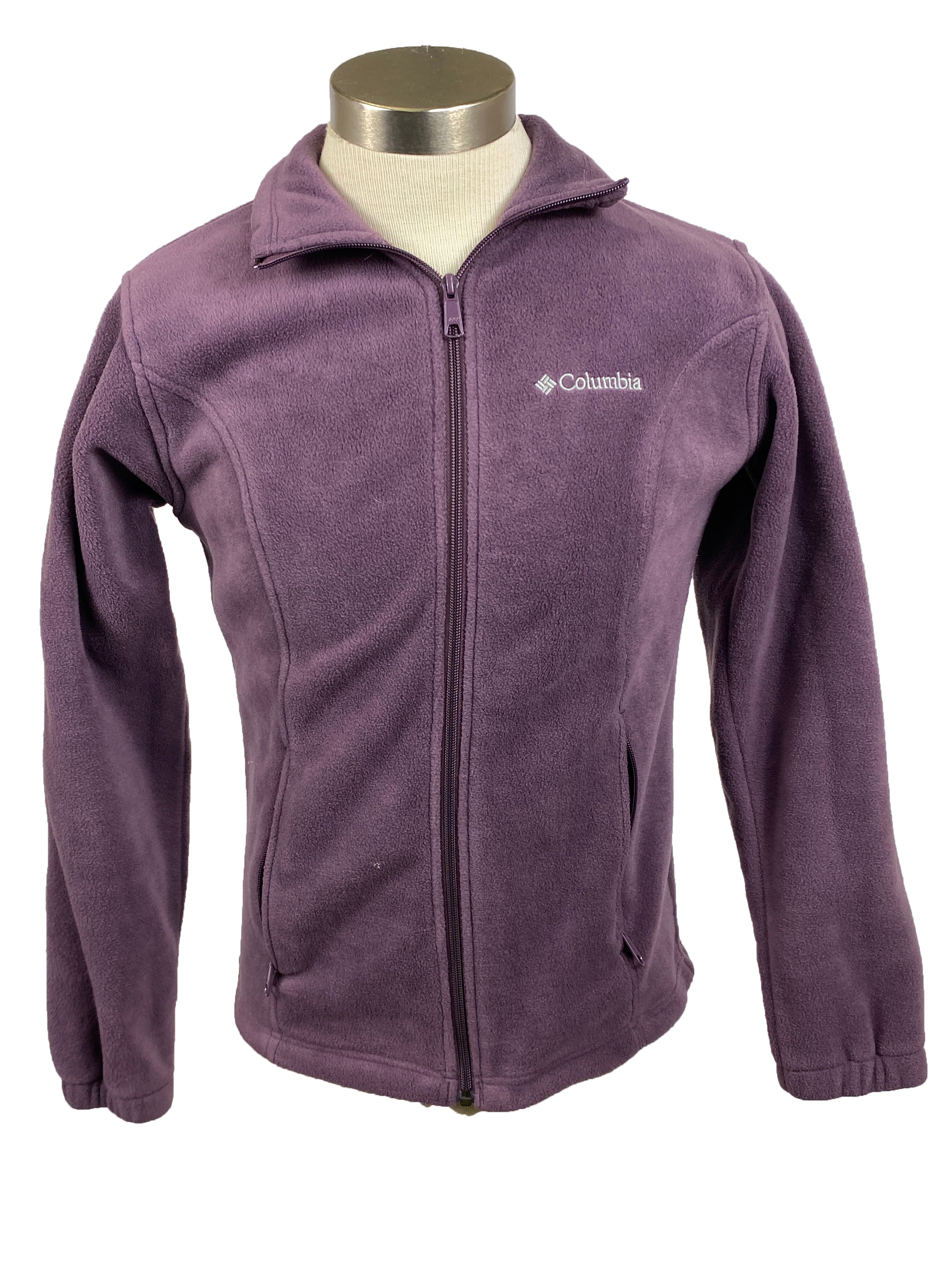 Columbia Purple Full Zip Fleece Women's Size S