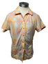 Columbia Titanium Omni-Dry Short Sleeve Button Down Shirt Pastel Plaid Women's Size M