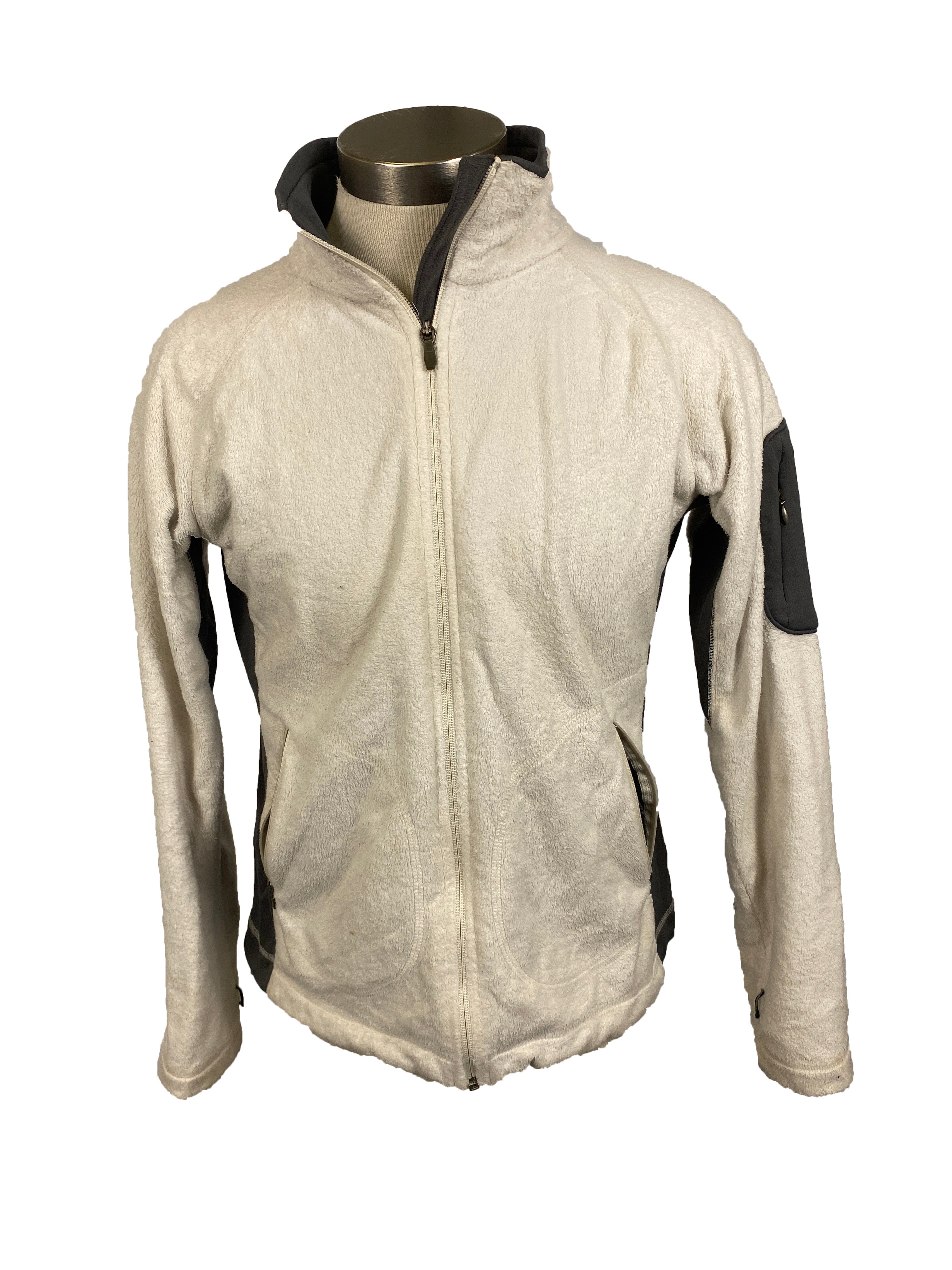Columbia White Fleece Jacket Women's Size L