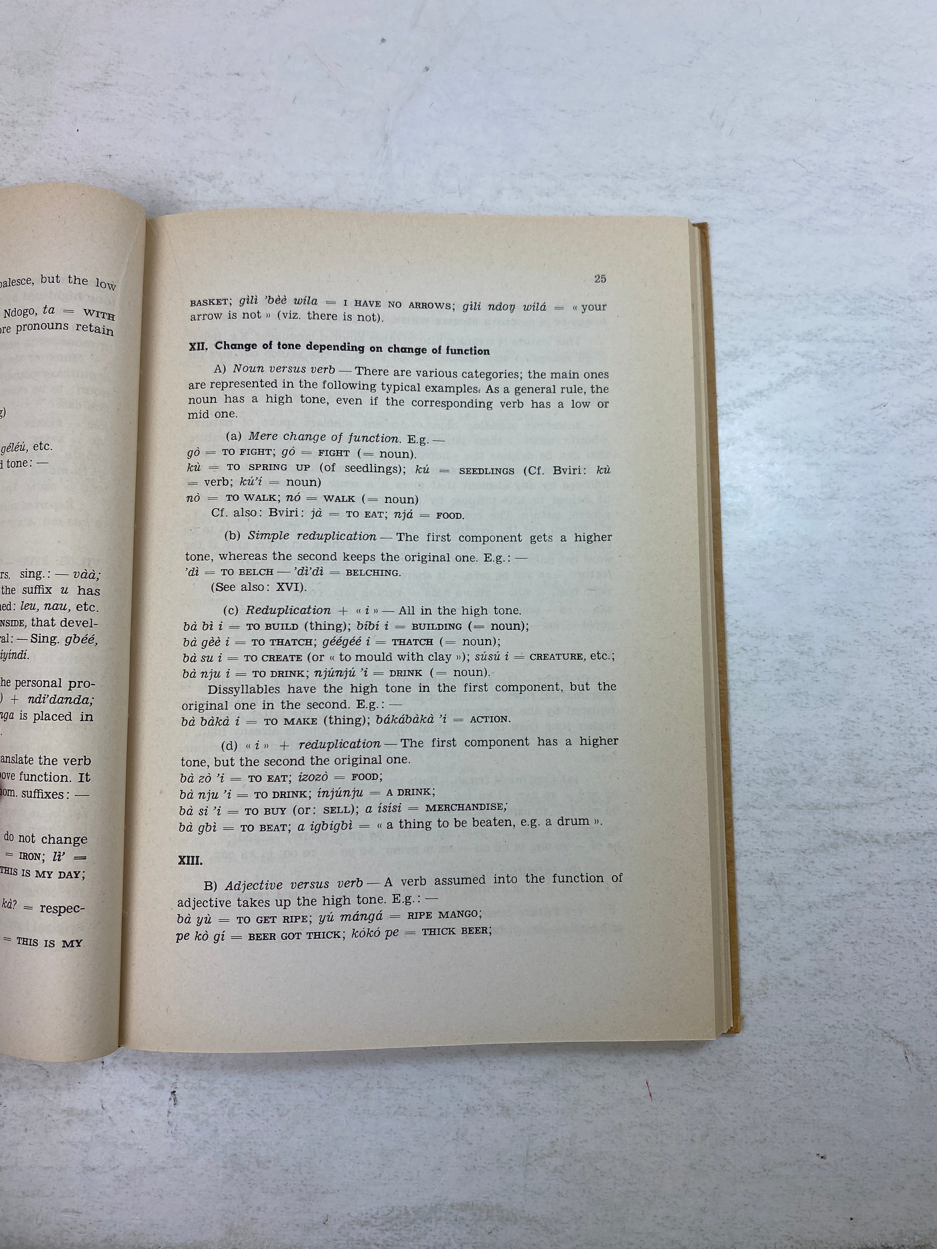 Comparative Outline Grammar of Ndogo-Sere-Tagbu-Bai-Bviri 1961