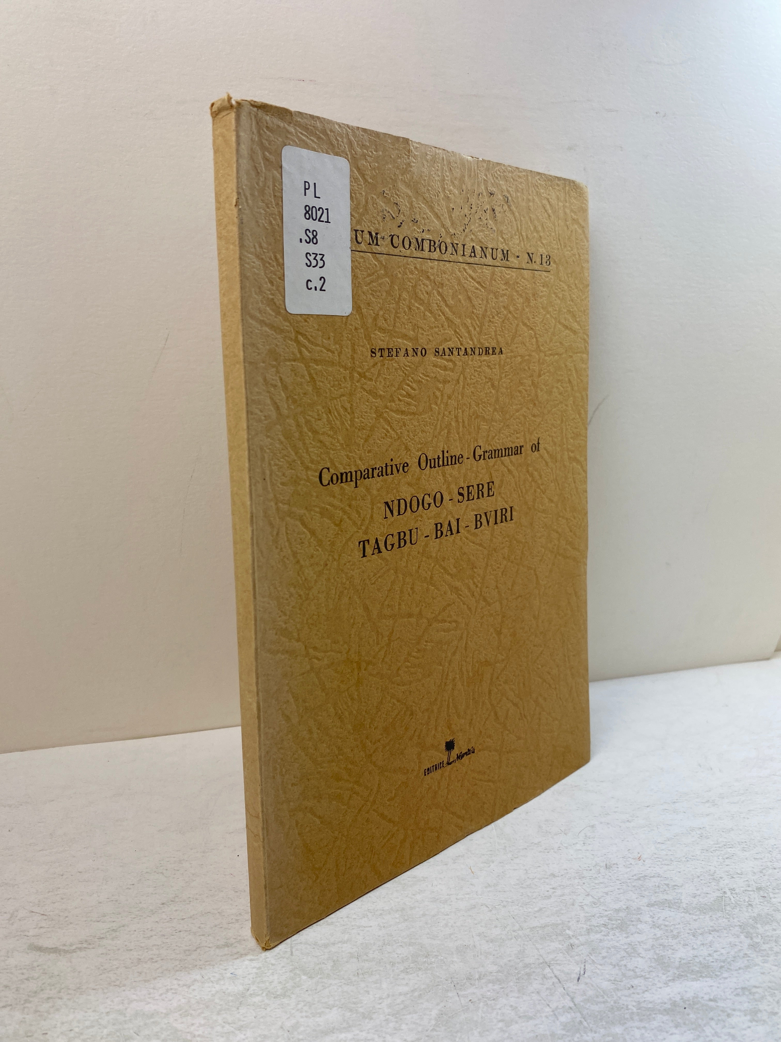 Comparative Outline Grammar of Ndogo-Sere-Tagbu-Bai-Bviri 1961