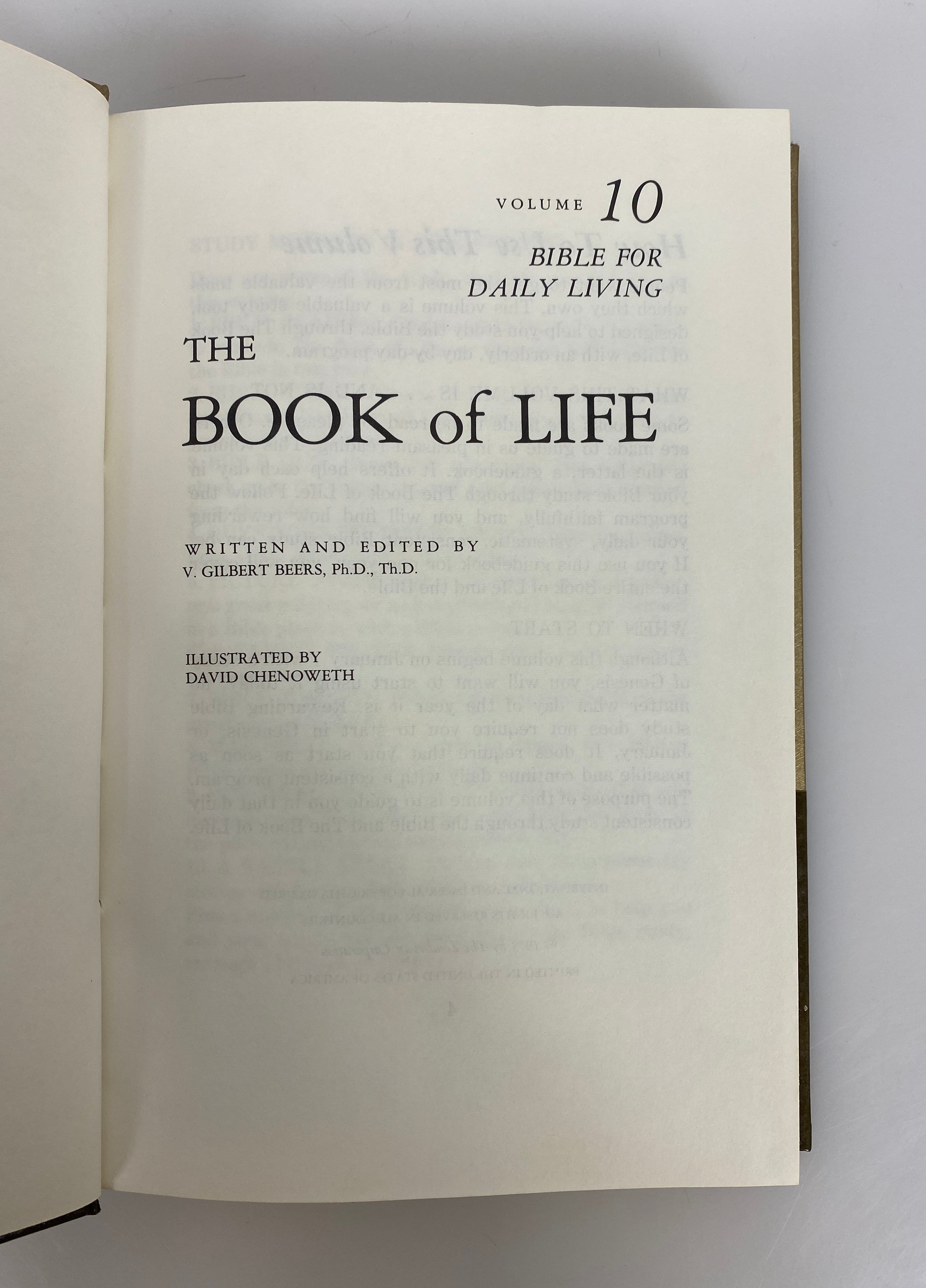 Complete 10 Volume Set The Book of Life 1972 33rd Edition by Hall/Wood HC