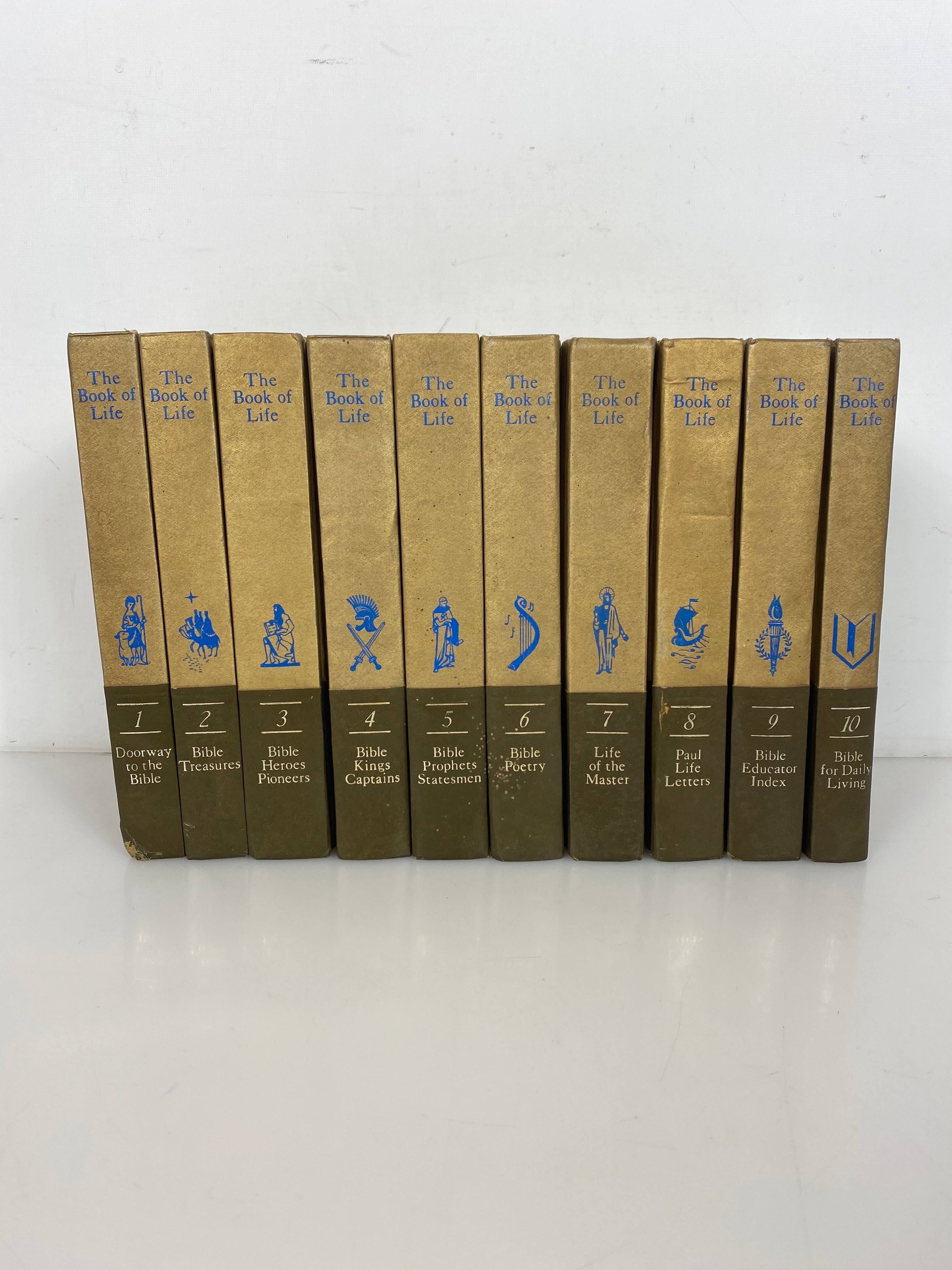 Complete 10 Volume Set The Book of Life 1972 33rd Edition by Hall/Wood HC