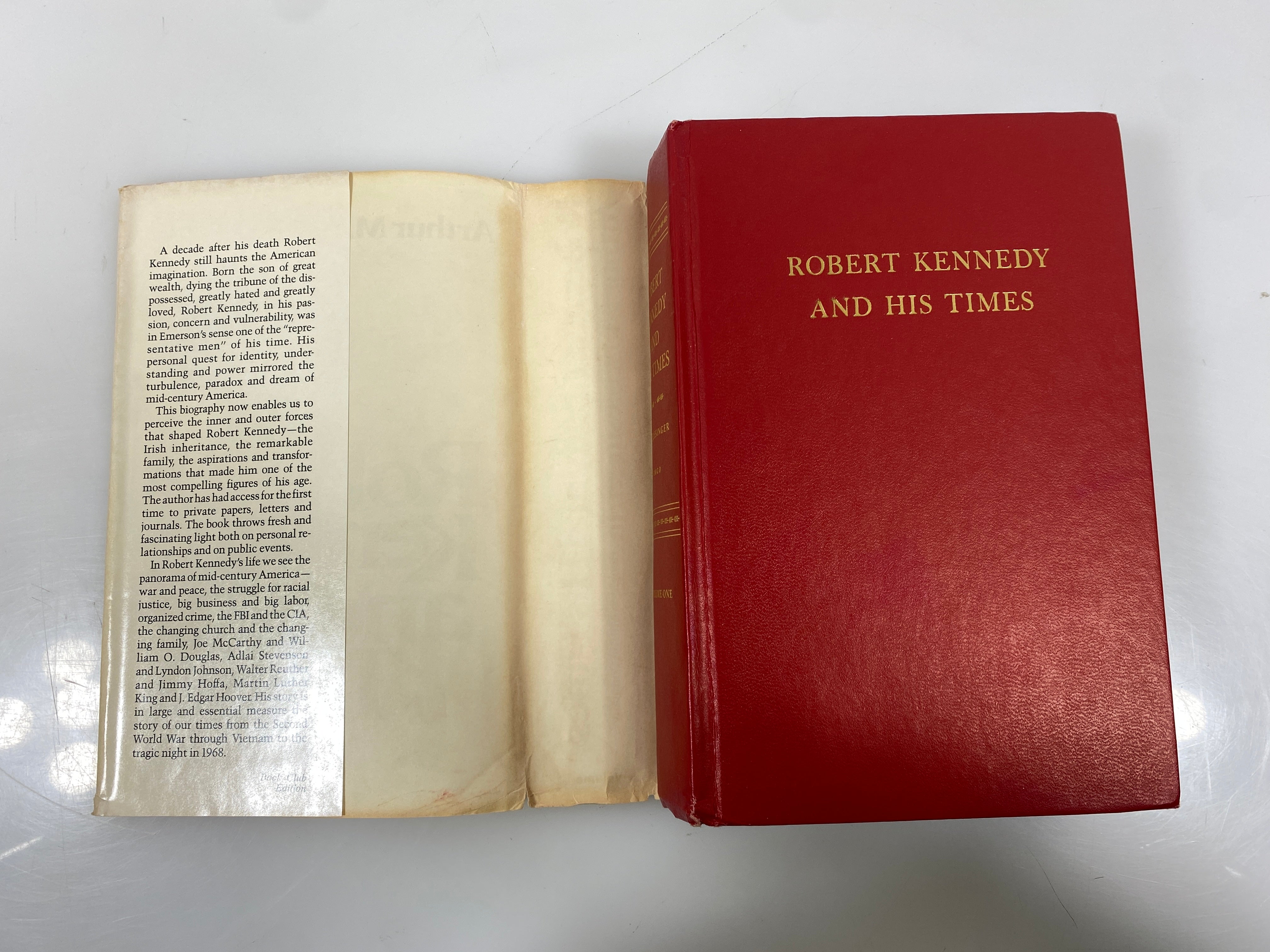 Complete 2 Vol. Set Robert Kennedy and His Times 1978 HCDJ