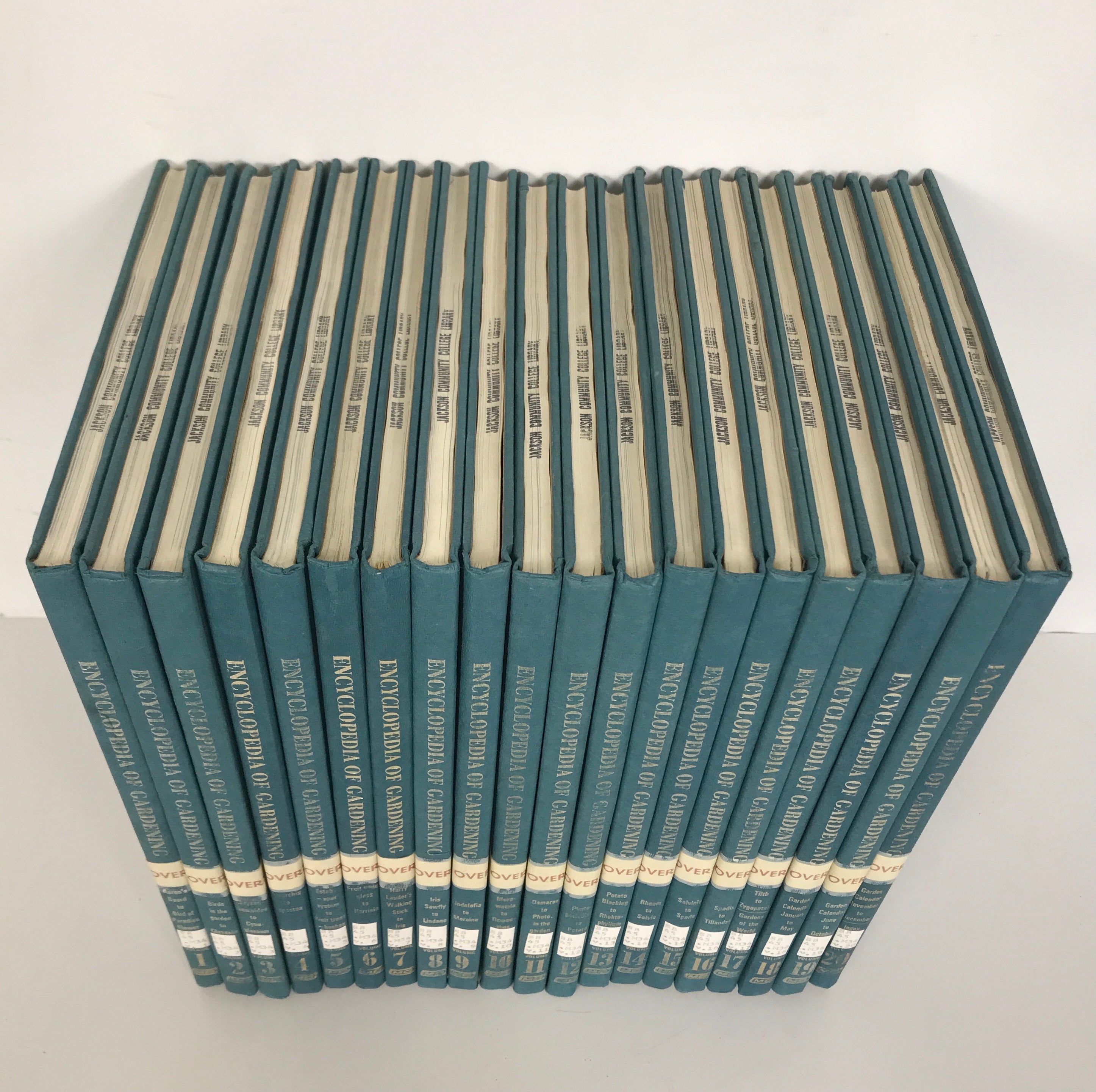 Complete 20 Vol Set: Marshall Cavendish Encyclopedia of Gardening 1968 HC Ex-Lib