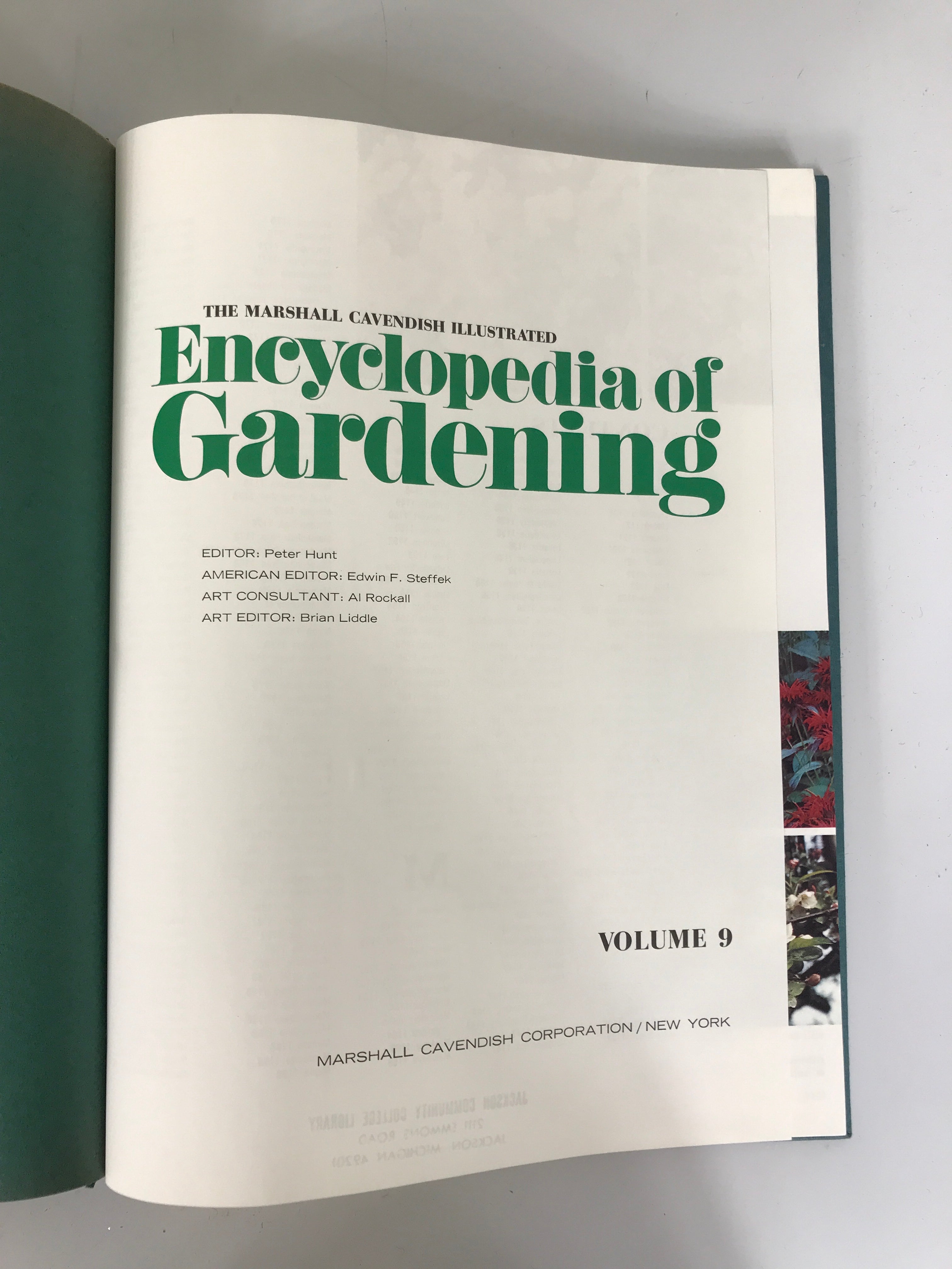 Complete 20 Vol Set: Marshall Cavendish Encyclopedia of Gardening 1968 HC Ex-Lib