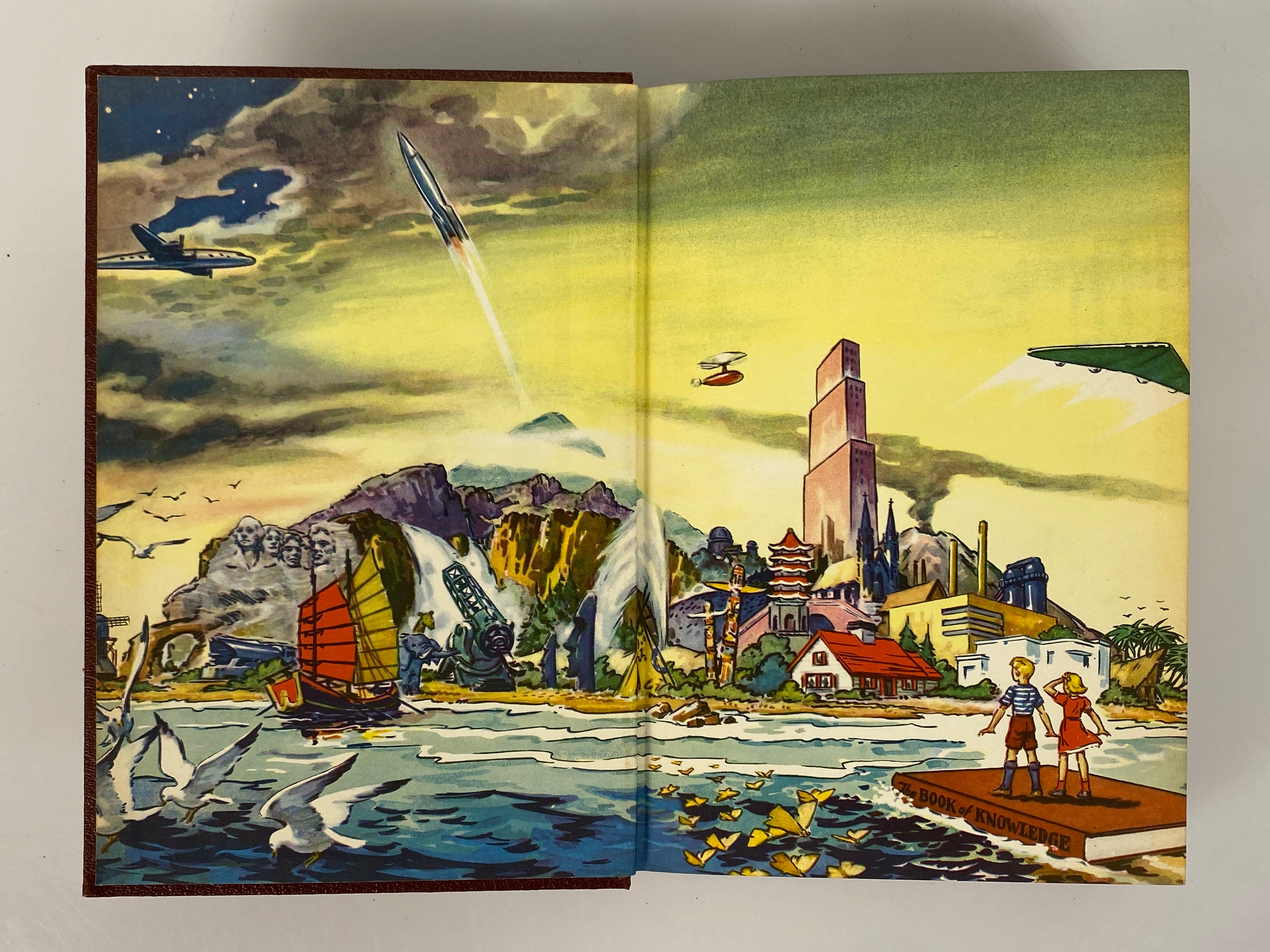 Complete 20 Volume Set The Book of Knowledge in 10 Books 1955 HC