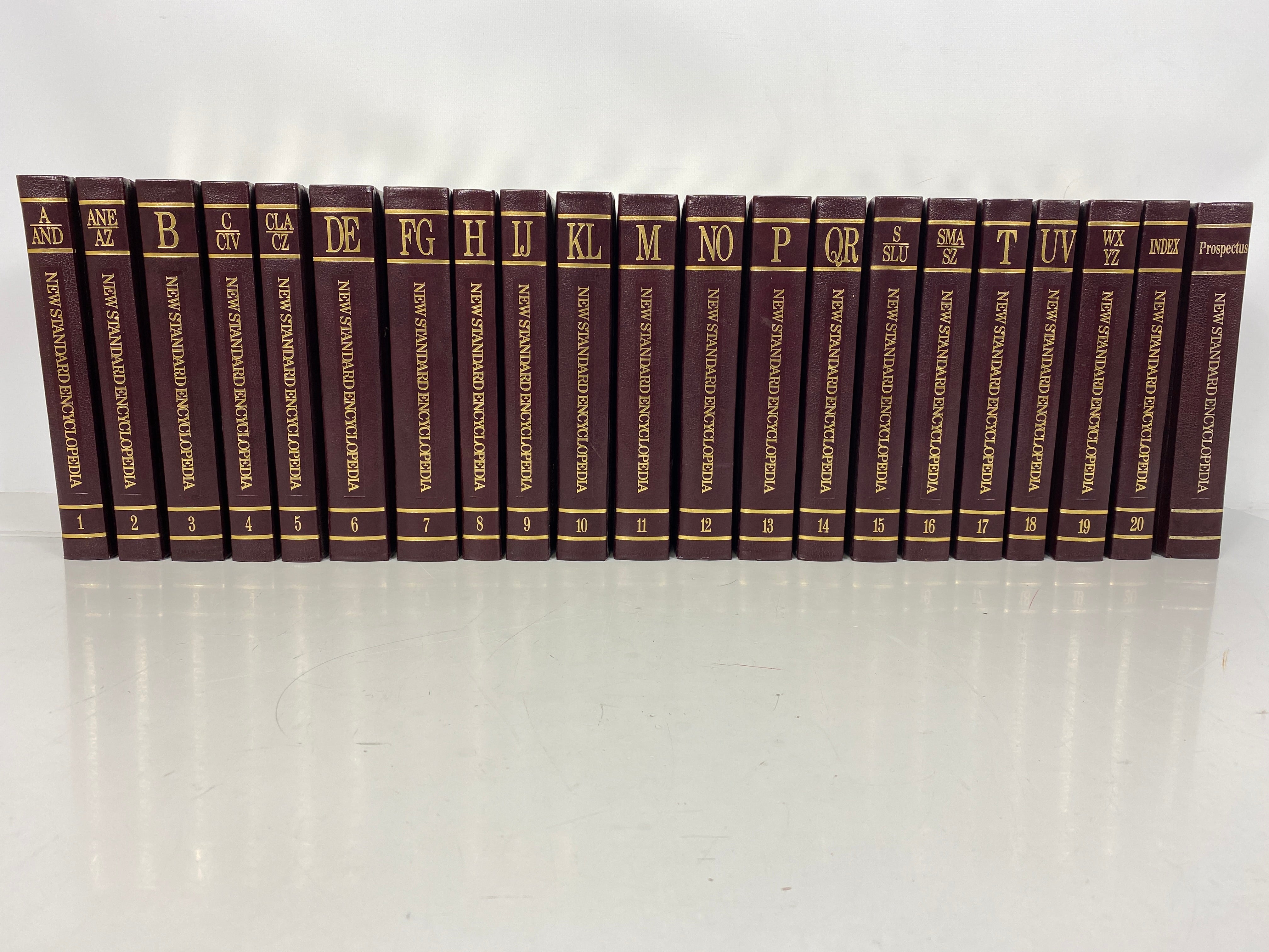 Complete 21 Vol Set New Standard Encyclopedia w Prospectus 1994 HC
