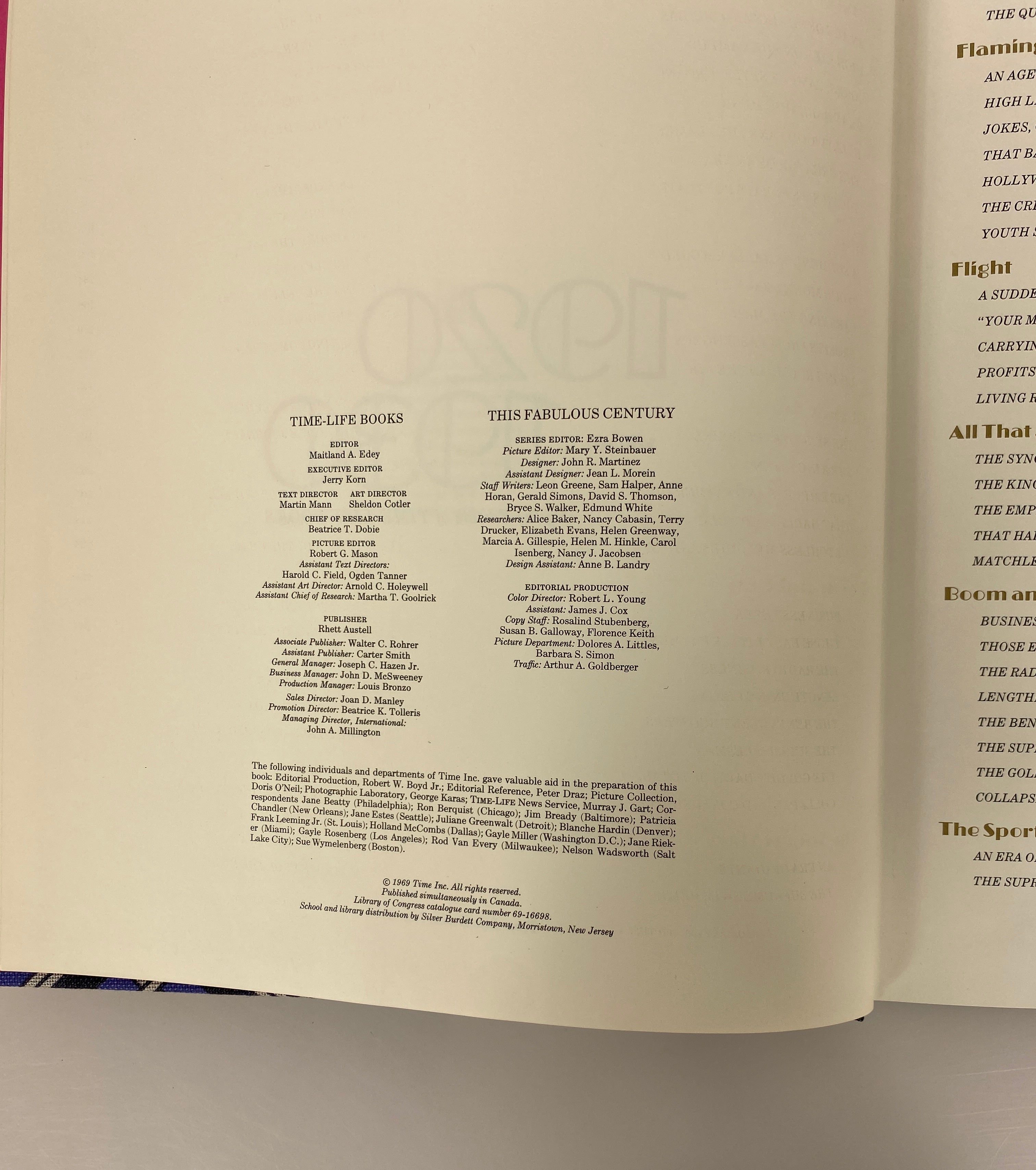 Complete 8 Volume Set This Fabulous Century 1870-1970 Time Life Books