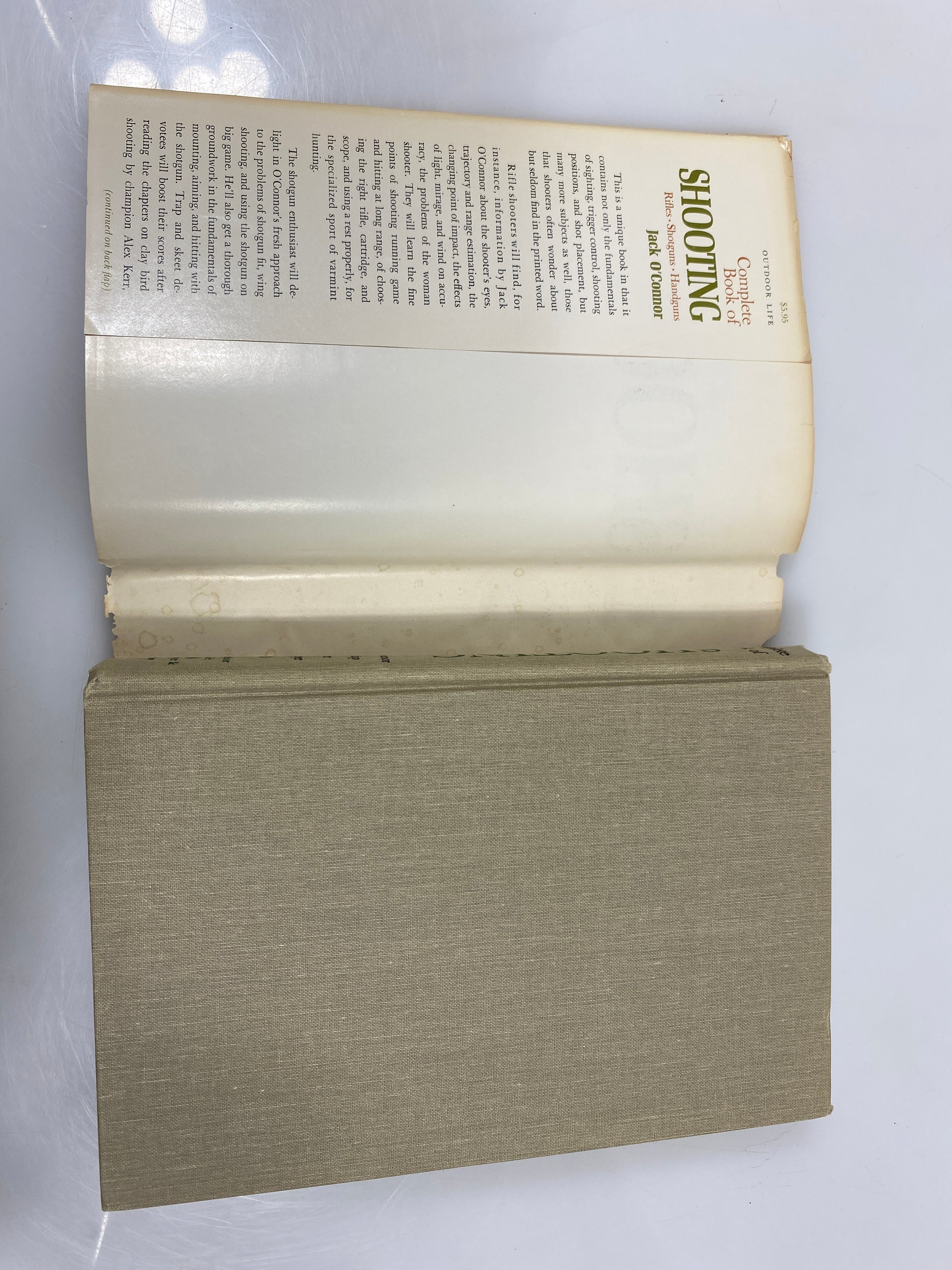 Complete Book of Rifles and Shotguns Jack O'Connor 1965 HCDJ