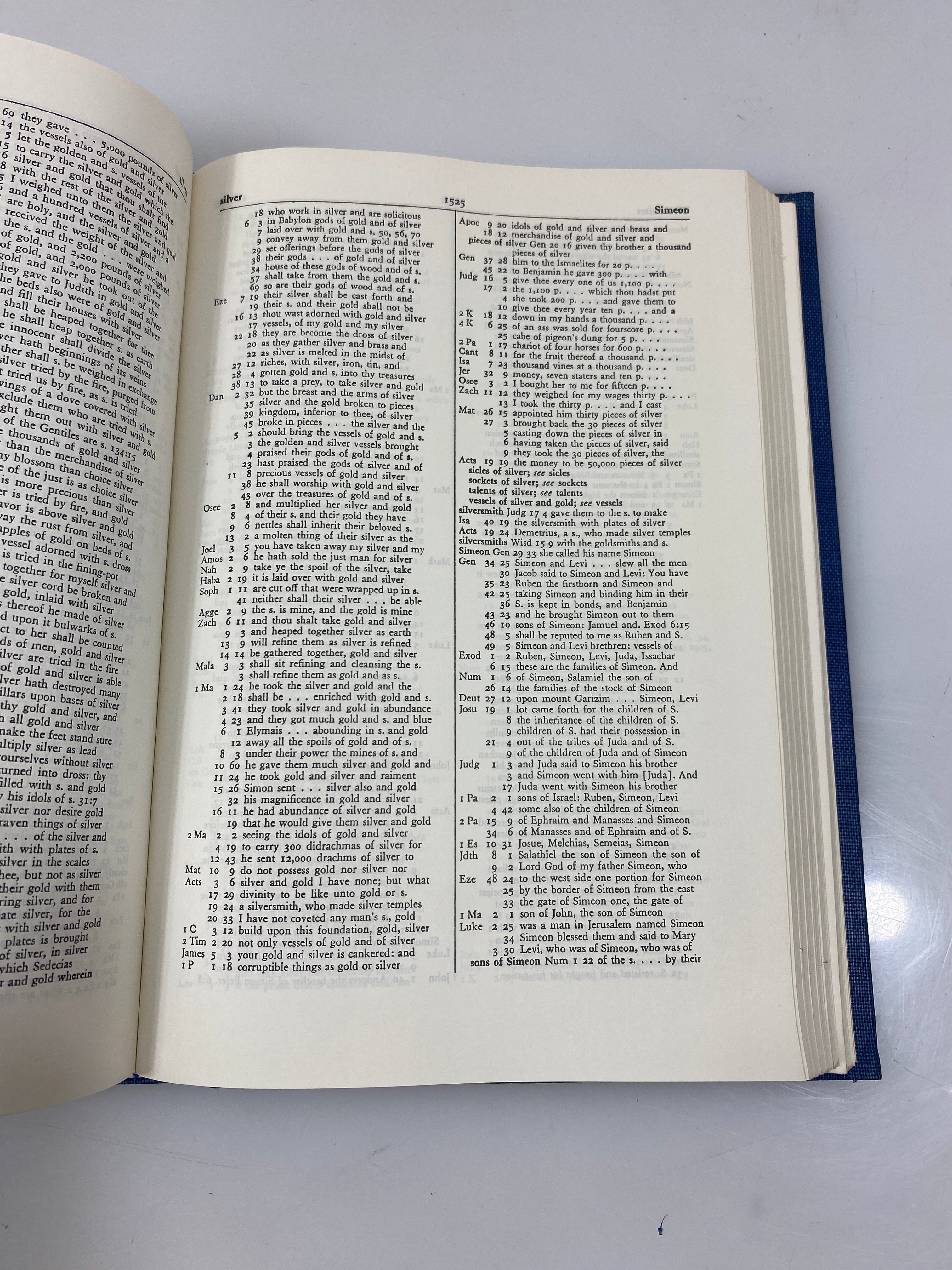 Complete Concordance to the Bible by Thompson/Stock Ex-library 1964 HC