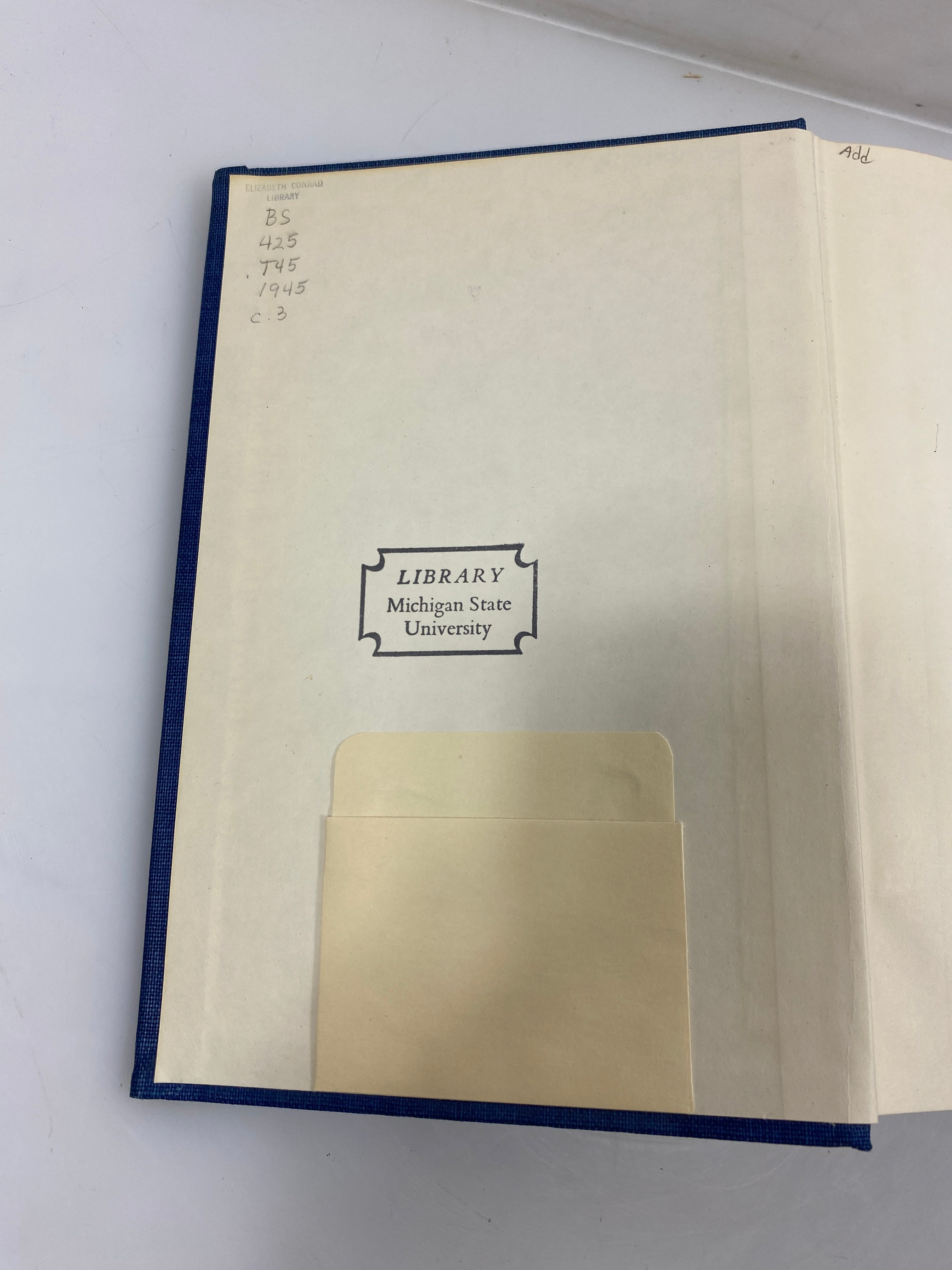 Complete Concordance to the Bible by Thompson/Stock Ex-library 1964 HC