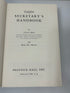 Complete Secretary's Handbook by Doris/Miller Prentice Hall 13th Print 1956 HCDJ