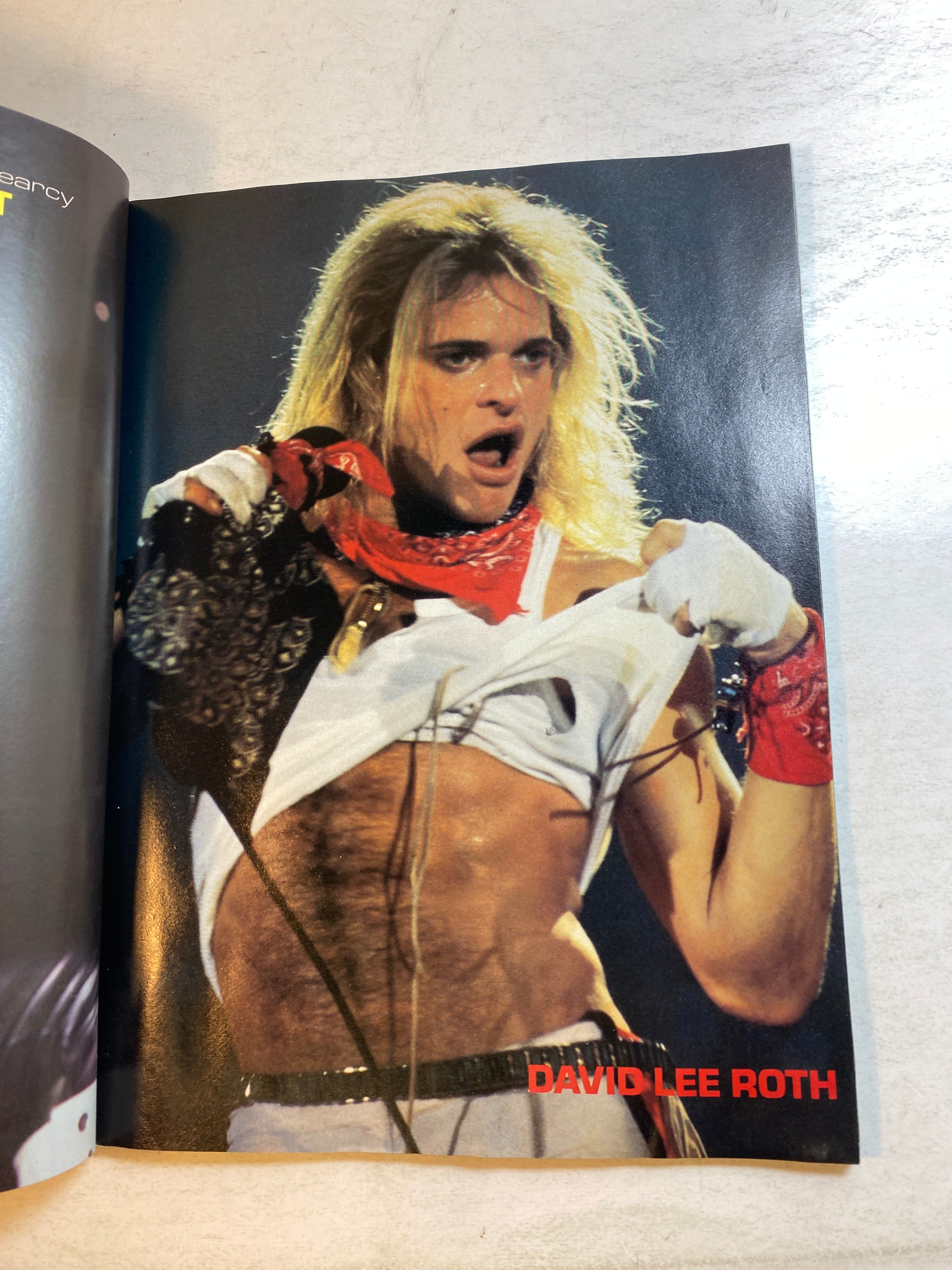 Concert Shots #5 by Rock Scene March 1986 AC/DC
