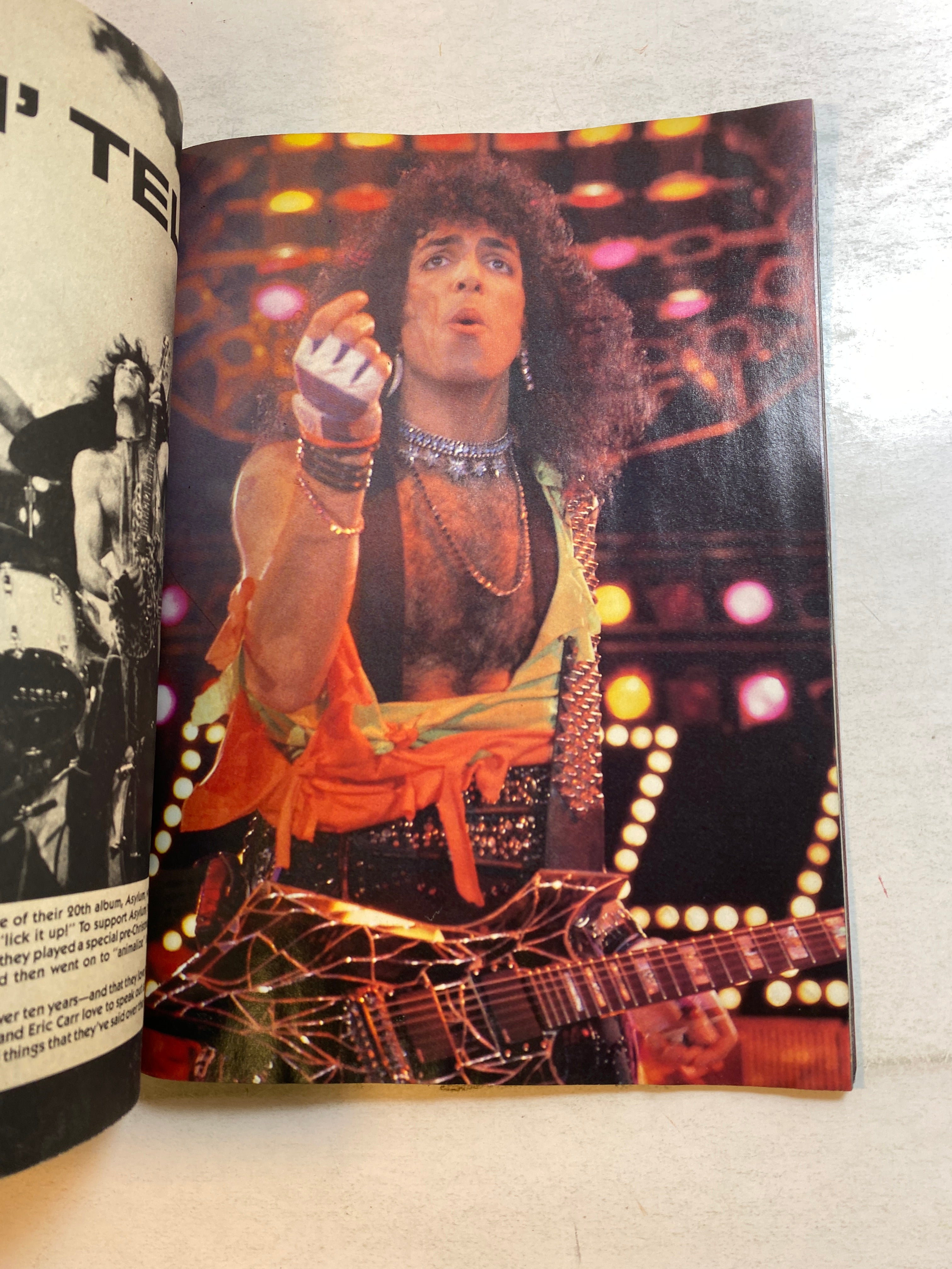 Concert Shots #5 by Rock Scene March 1986 AC/DC