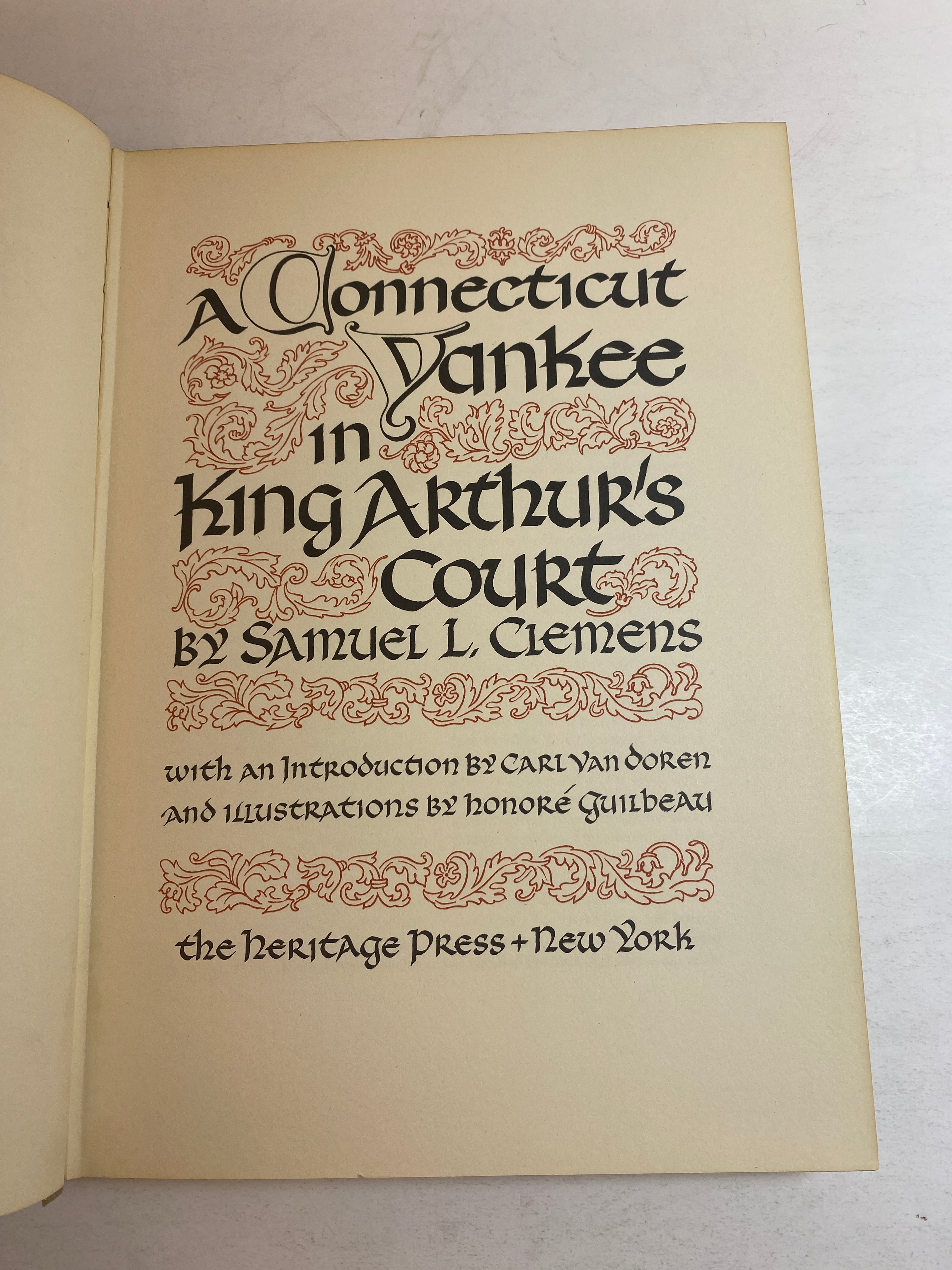 Connecticut Yankee in King Arthur's Court Samuel Clemens HC 1948