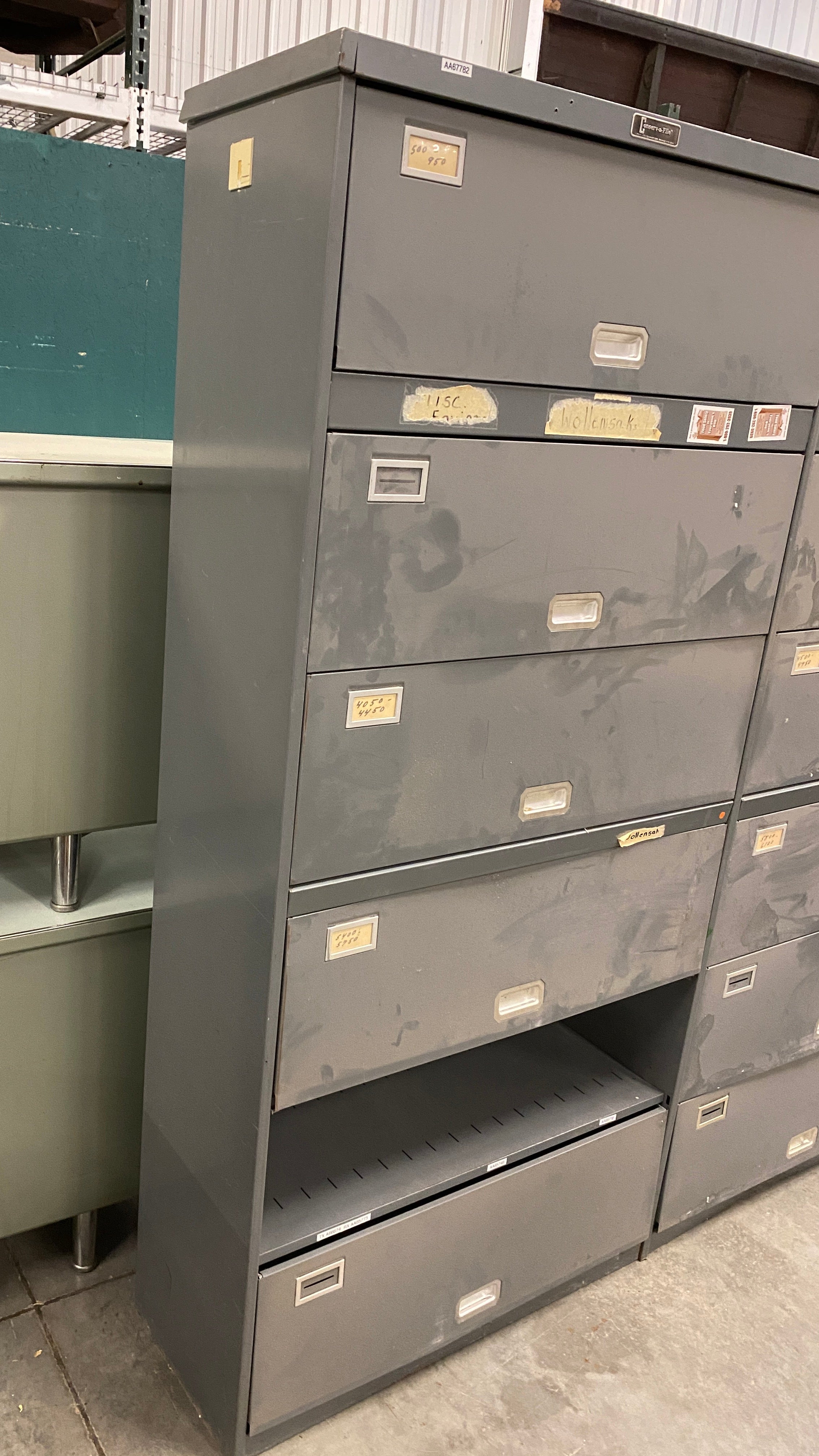 Conserv-a-file Double Wide Lateral File Cabinet