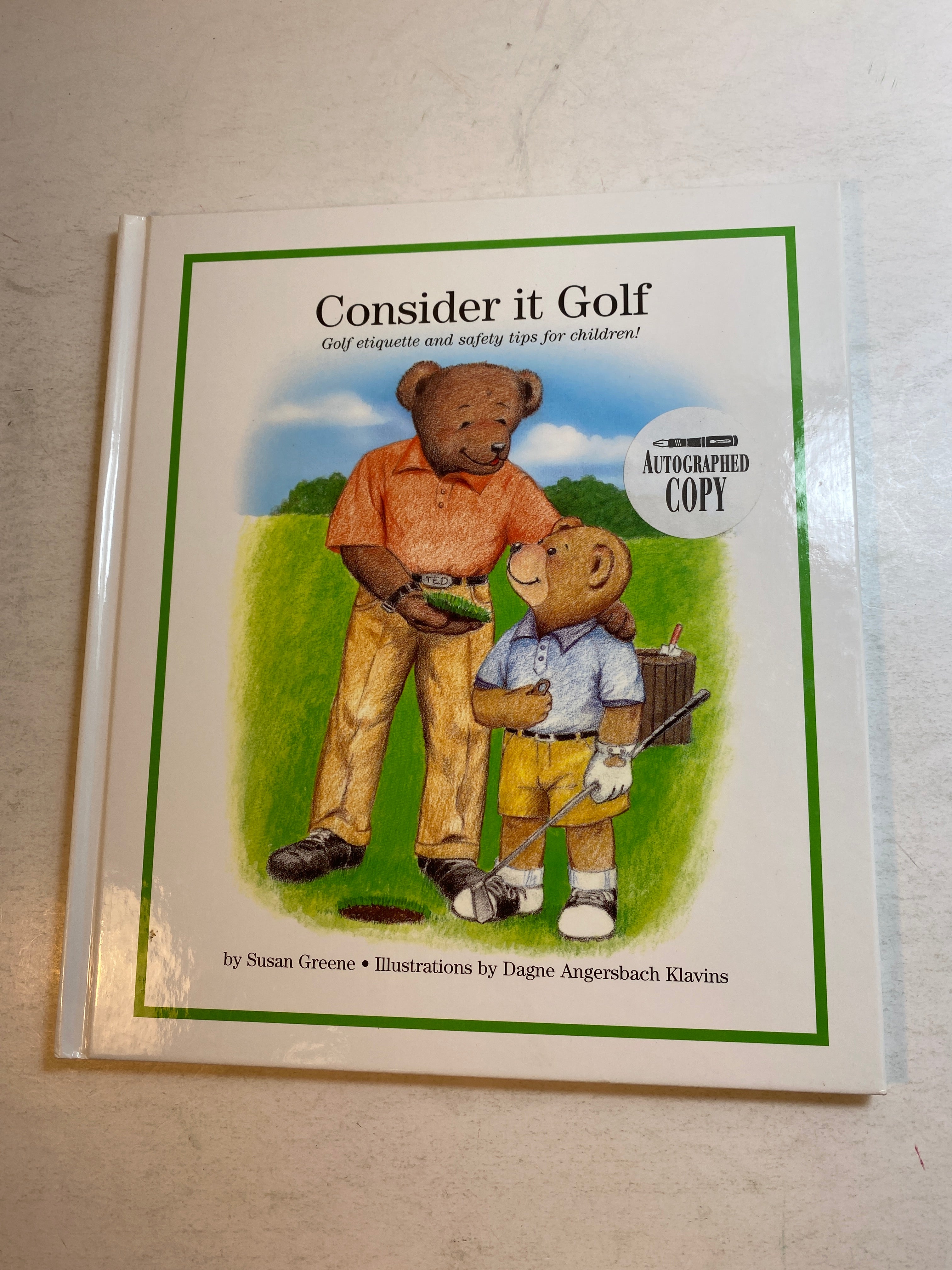 Consider it Golf Susan Greene 2000 *Signed*